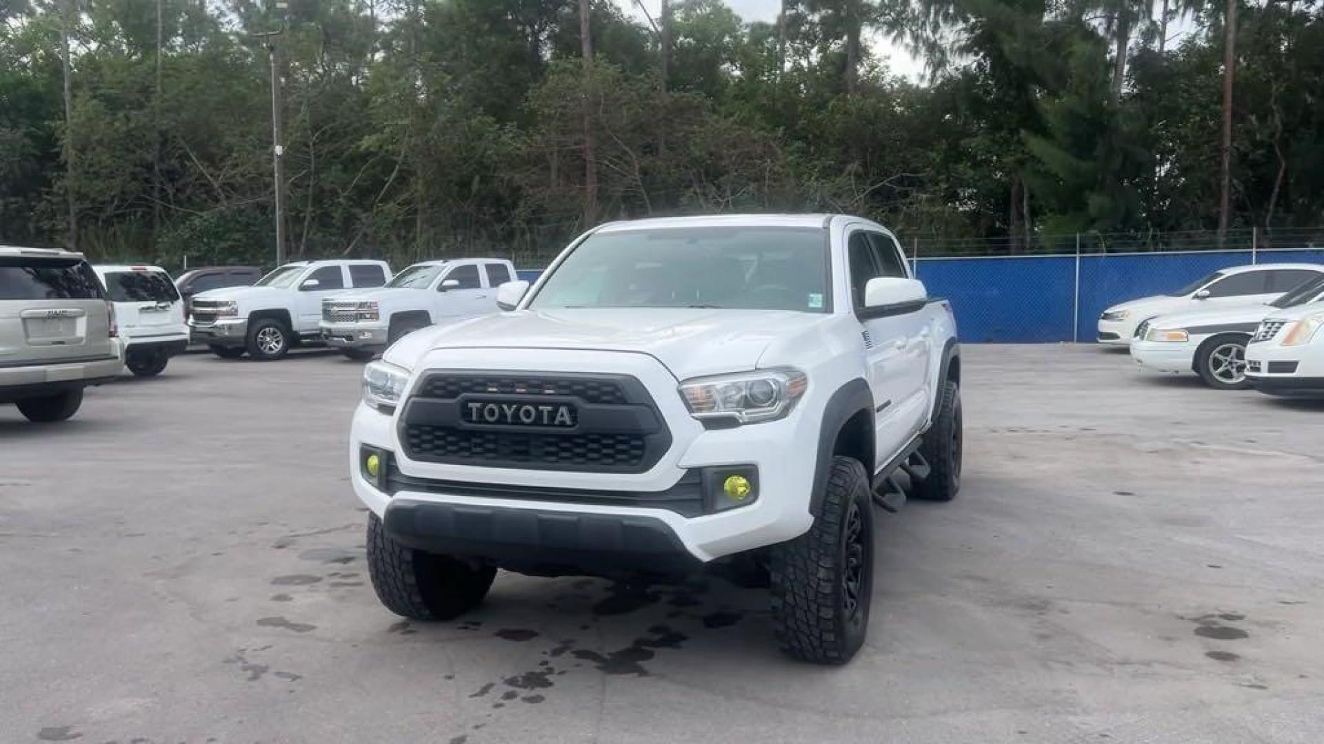 2016 Super White /Graphite Toyota Tacoma SR5 (5TFCZ5AN2GX) with an V6 engine, Automatic transmission, located at 27610 S Dixie Hwy, Homestead, FL, 33032, (305) 749-2348, 25.510241, -80.438301 - Photo#0