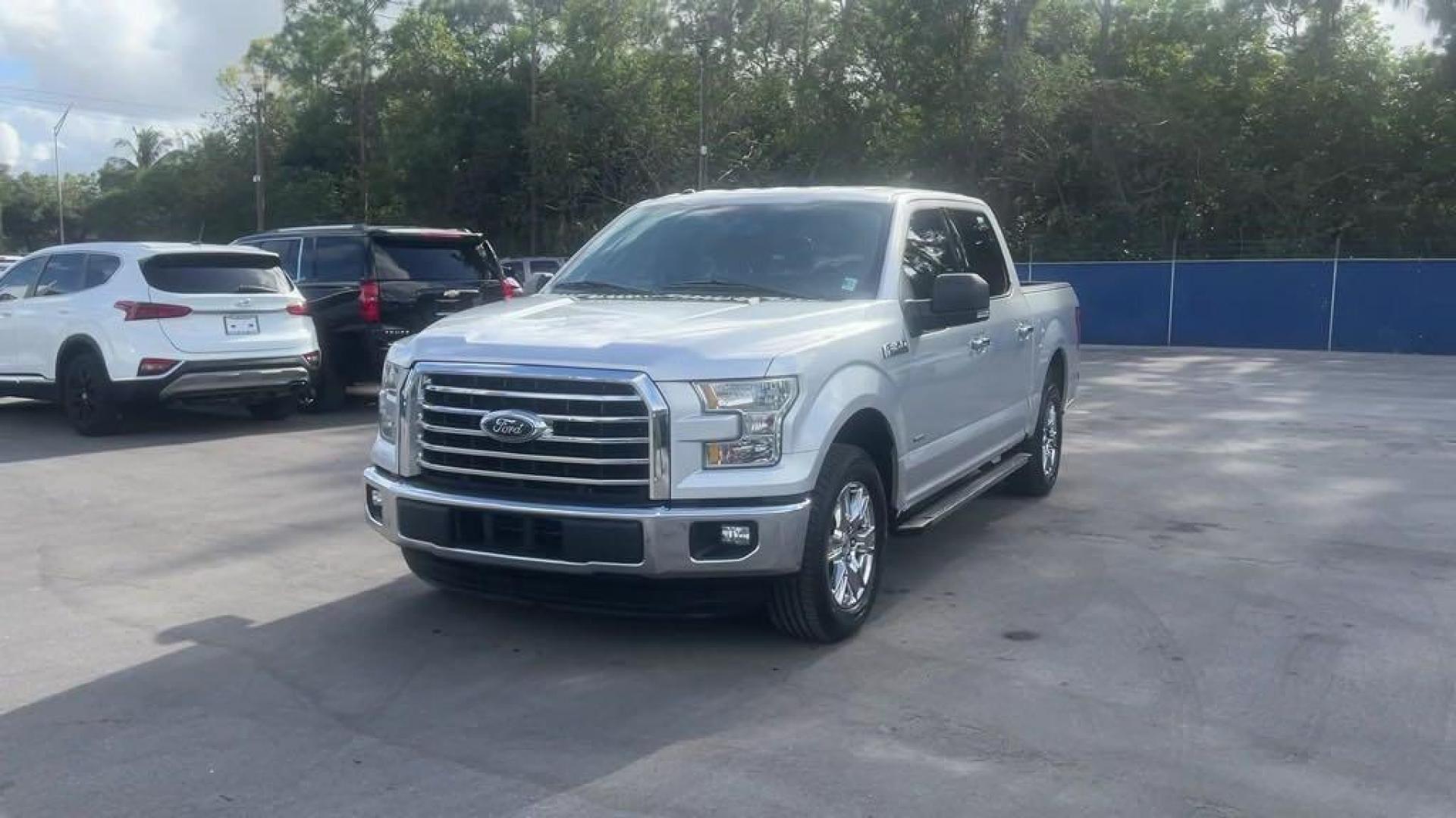 2015 Ingot Silver Metallic /Medium Earth Gray Ford F-150 XLT (1FTEW1CG0FK) with an 3.5L V6 engine, Automatic transmission, located at 27610 S Dixie Hwy, Homestead, FL, 33032, (305) 749-2348, 25.510241, -80.438301 - Photo#0