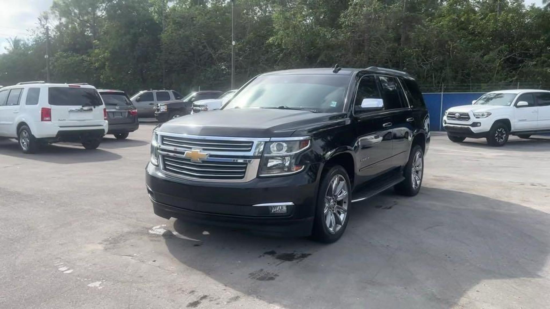 2016 Black /Jet Black Chevrolet Tahoe LTZ (1GNSCCKC7GR) with an EcoTec3 5.3L V8 engine, Automatic transmission, located at 27610 S Dixie Hwy, Homestead, FL, 33032, (305) 749-2348, 25.510241, -80.438301 - Photo#0