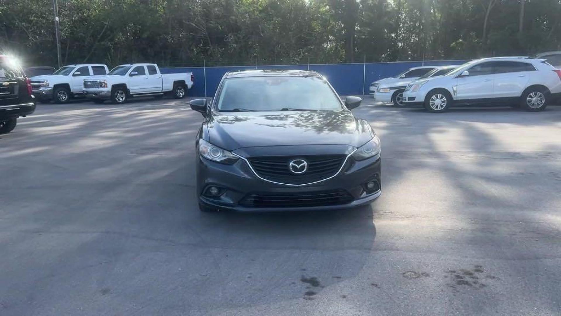 2014 Meteor Gray Mica Mazda Mazda6 i Grand Touring (JM1GJ1W55E1) with an SKYACTIV-G 2.5L I4 DOHC 16V engine, Automatic transmission, located at 27610 S Dixie Hwy, Homestead, FL, 33032, (305) 749-2348, 25.510241, -80.438301 - Photo#7