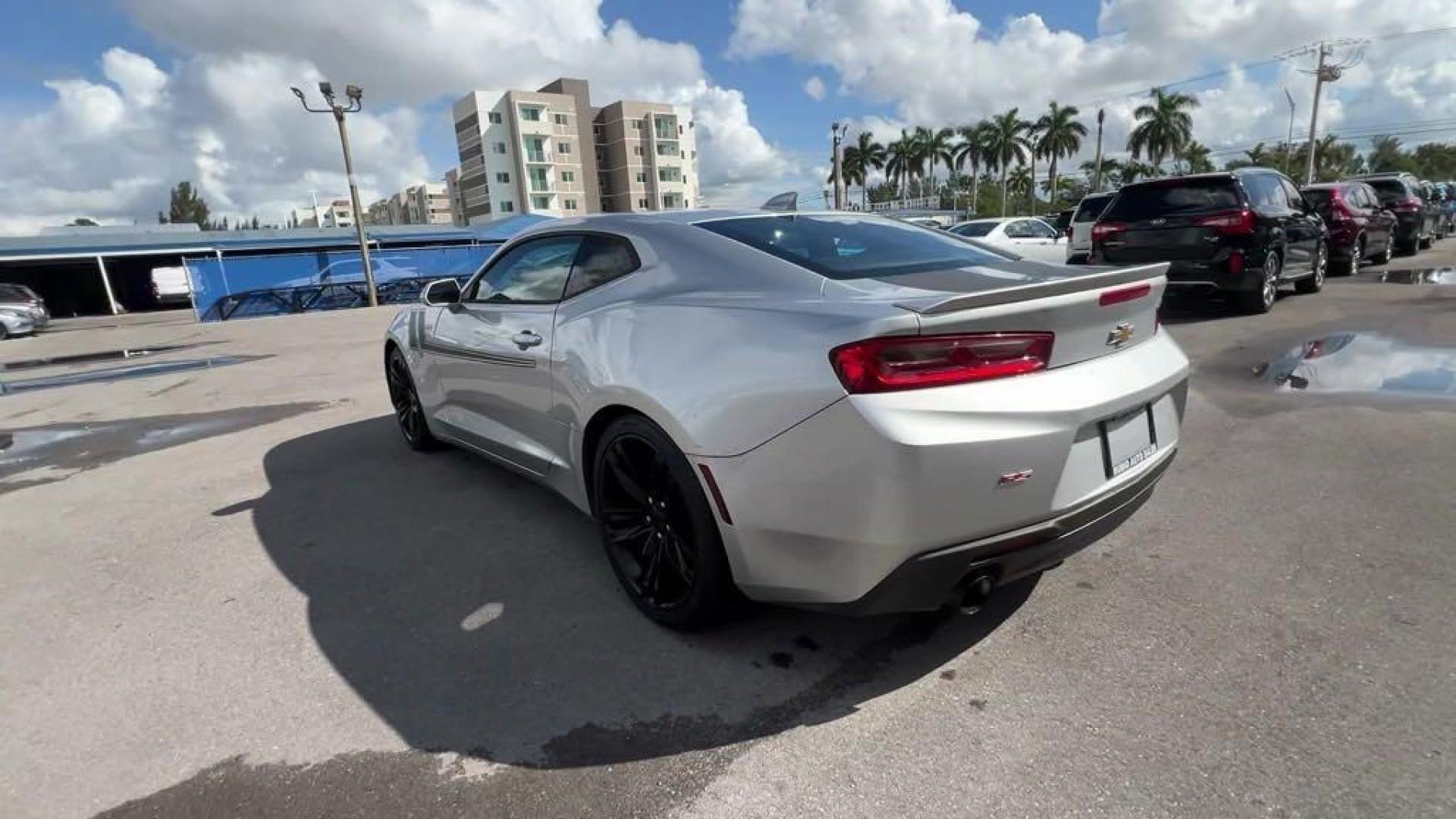 2017 Silver Ice Metallic /Jet Black Chevrolet Camaro 2LT (1G1FC1RS3H0) with an 3.6L V6 DI engine, Manual transmission, located at 27610 S Dixie Hwy, Homestead, FL, 33032, (305) 749-2348, 25.510241, -80.438301 - Photo#2