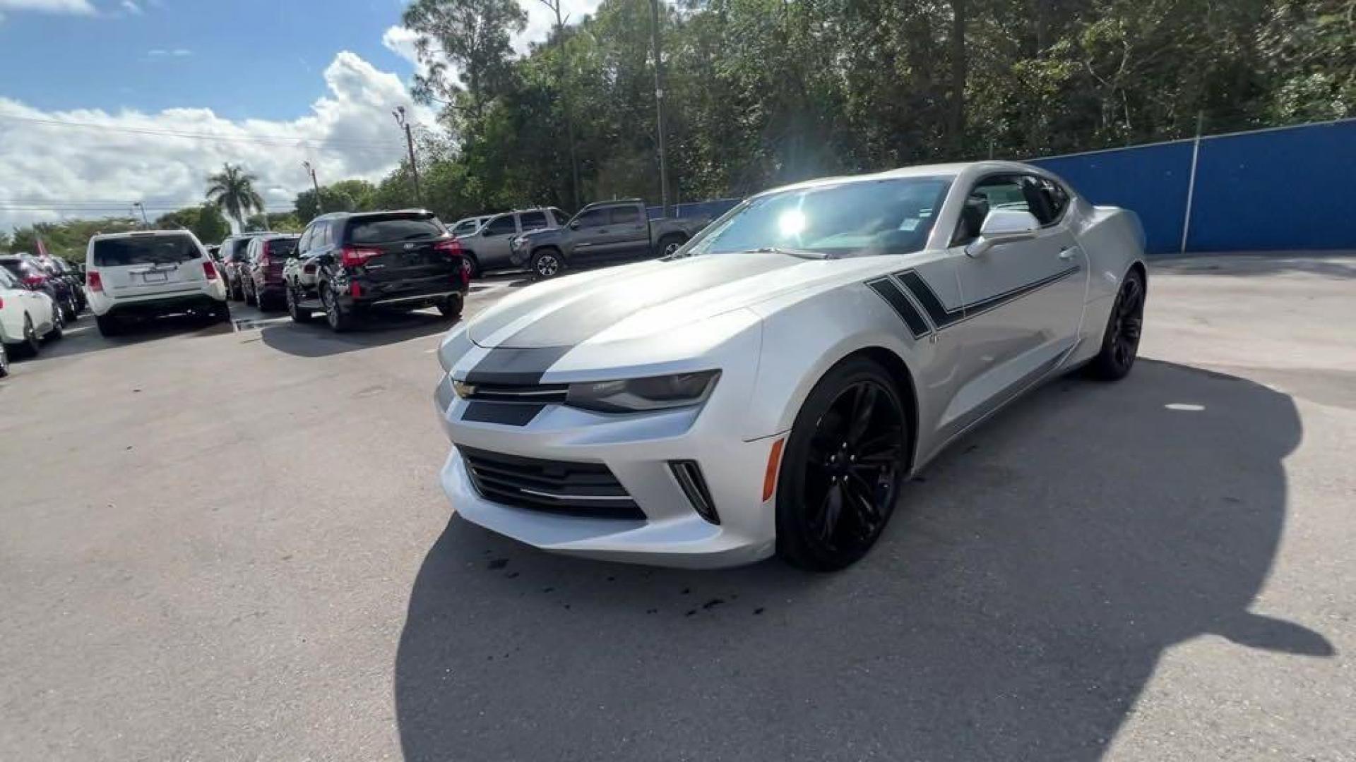2017 Silver Ice Metallic /Jet Black Chevrolet Camaro 2LT (1G1FC1RS3H0) with an 3.6L V6 DI engine, Manual transmission, located at 27610 S Dixie Hwy, Homestead, FL, 33032, (305) 749-2348, 25.510241, -80.438301 - Photo#0