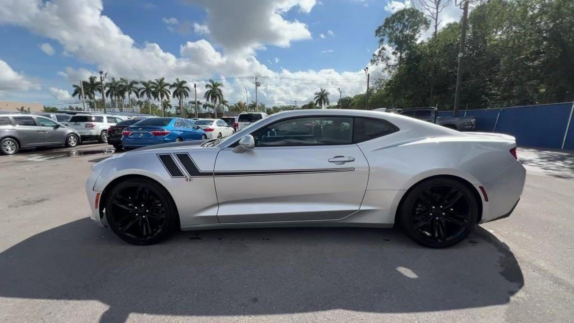 2017 Silver Ice Metallic /Jet Black Chevrolet Camaro 2LT (1G1FC1RS3H0) with an 3.6L V6 DI engine, Manual transmission, located at 27610 S Dixie Hwy, Homestead, FL, 33032, (305) 749-2348, 25.510241, -80.438301 - Photo#1