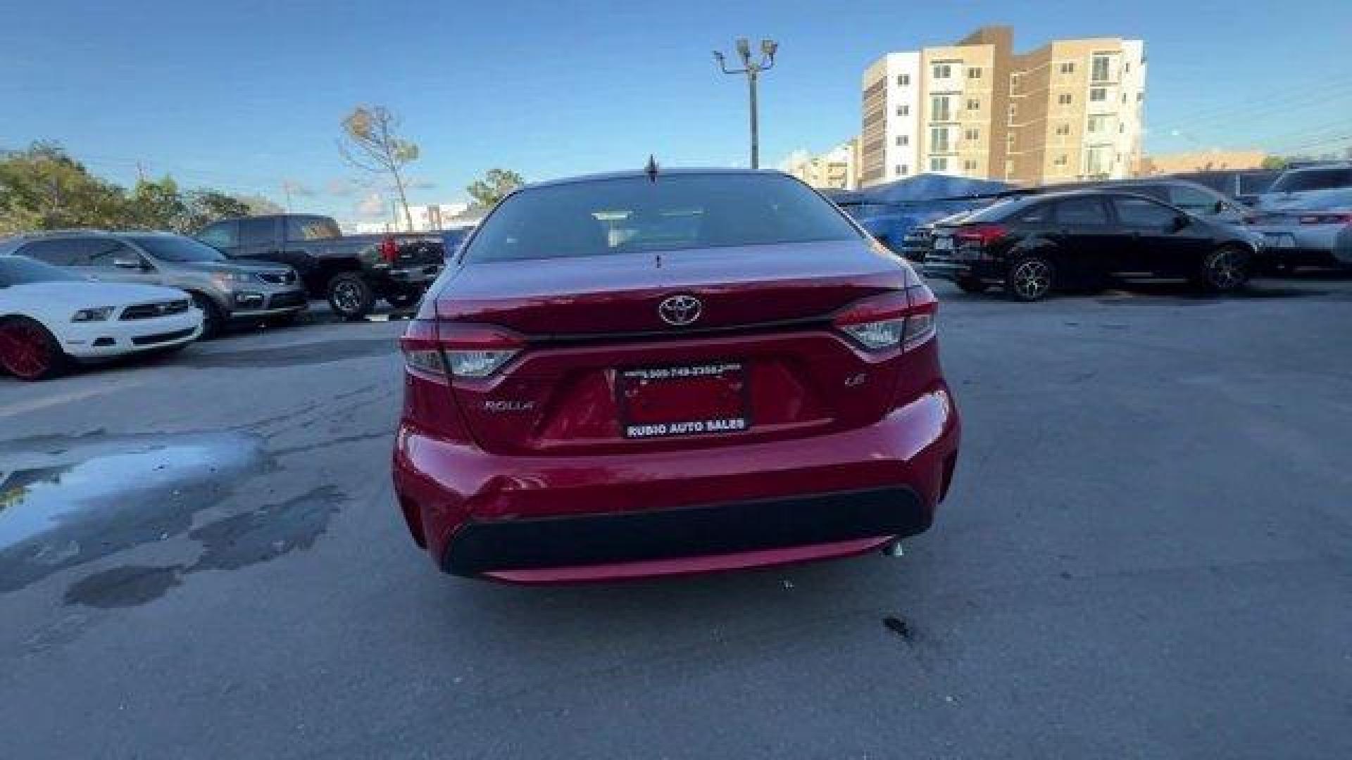 2020 Red Toyota Corolla LE (JTDEPRAE0LJ) with an 4 1.8 L engine, Variable transmission, located at 27610 S Dixie Hwy, Homestead, FL, 33032, (305) 749-2348, 25.510241, -80.438301 - KBB.com 10 Coolest New Cars Under $20,000. Only 44,366 Miles! Scores 38 Highway MPG and 30 City MPG! This Toyota Corolla delivers a Regular Unleaded I-4 1.8 L/110 engine powering this Variable transmission. Wheels: 16 Wide Vent Steel, Wheels w/Full Wheel Covers, Variable Intermittent Wipers.* This T - Photo#5