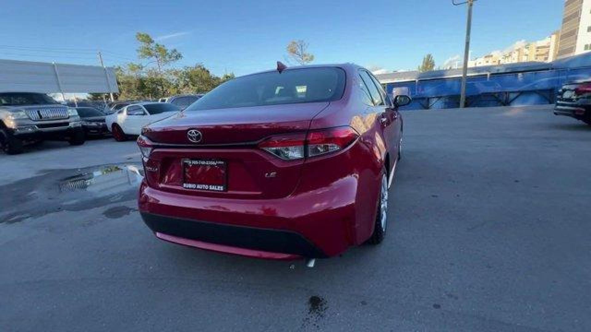 2020 Red Toyota Corolla LE (JTDEPRAE0LJ) with an 4 1.8 L engine, Variable transmission, located at 27610 S Dixie Hwy, Homestead, FL, 33032, (305) 749-2348, 25.510241, -80.438301 - KBB.com 10 Coolest New Cars Under $20,000. Only 44,366 Miles! Scores 38 Highway MPG and 30 City MPG! This Toyota Corolla delivers a Regular Unleaded I-4 1.8 L/110 engine powering this Variable transmission. Wheels: 16 Wide Vent Steel, Wheels w/Full Wheel Covers, Variable Intermittent Wipers.* This T - Photo#6
