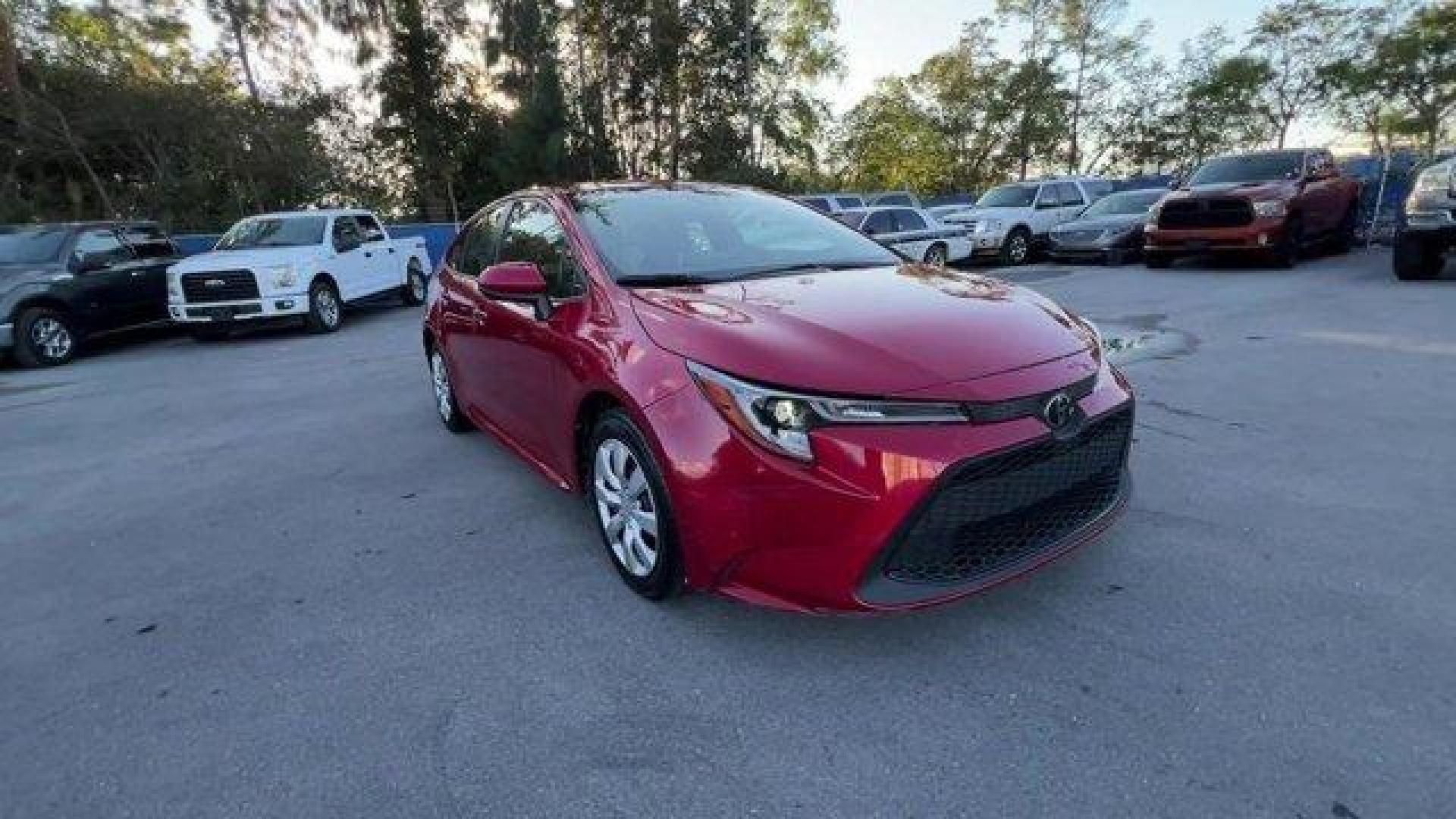 2020 Red Toyota Corolla LE (JTDEPRAE0LJ) with an 4 1.8 L engine, Variable transmission, located at 27610 S Dixie Hwy, Homestead, FL, 33032, (305) 749-2348, 25.510241, -80.438301 - KBB.com 10 Coolest New Cars Under $20,000. Only 44,366 Miles! Scores 38 Highway MPG and 30 City MPG! This Toyota Corolla delivers a Regular Unleaded I-4 1.8 L/110 engine powering this Variable transmission. Wheels: 16 Wide Vent Steel, Wheels w/Full Wheel Covers, Variable Intermittent Wipers.* This T - Photo#9
