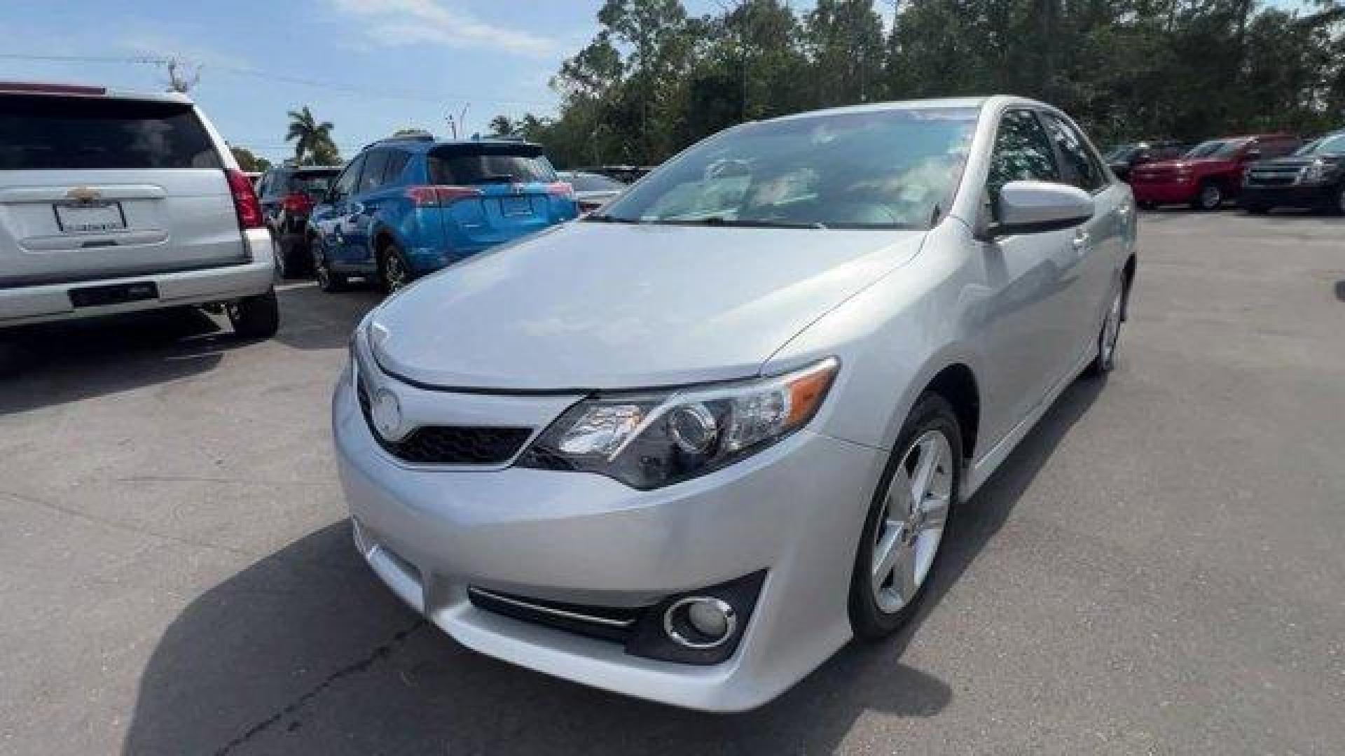 2013 Silver Toyota Camry LE (4T1BF1FK8DU) with an 4 2.5L engine, Automatic transmission, located at 27610 S Dixie Hwy, Homestead, FL, 33032, (305) 749-2348, 25.510241, -80.438301 - KBB.com 10 Best New Sedans Under $25,000. Only 112,253 Miles! Boasts 35 Highway MPG and 25 City MPG! This Toyota Camry delivers a Gas I4 2.5L/152 engine powering this Automatic transmission. Whiplash-lessening front seats, Vehicle stability control, Variable assist pwr rack and pinion steering.* T - Photo#0
