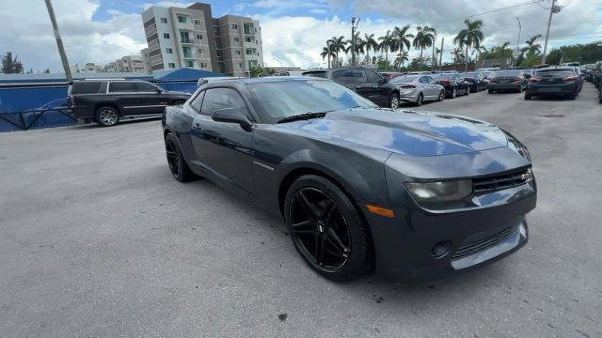 2014 Ashen Gray Metallic /Black Chevrolet Camaro 1LT (2G1FB1E31E9) with an 6 3.6L engine, Automatic transmission, located at 27610 S Dixie Hwy, Homestead, FL, 33032, (305) 749-2348, 25.510241, -80.438301 - KBB.com Best Resale Value Awards. Scores 27 Highway MPG and 18 City MPG! This Chevrolet Camaro delivers a Gas V6 3.6L/217 engine powering this Automatic transmission. WHEELS, 18 (45.7 CM) PAINTED ALUMINUM (STD), WHEEL AND TIRE, SPARE, COMPACT includes 18 (45.7 cm) steel spare wheel, TRANSMISSION, 6- - Photo#5