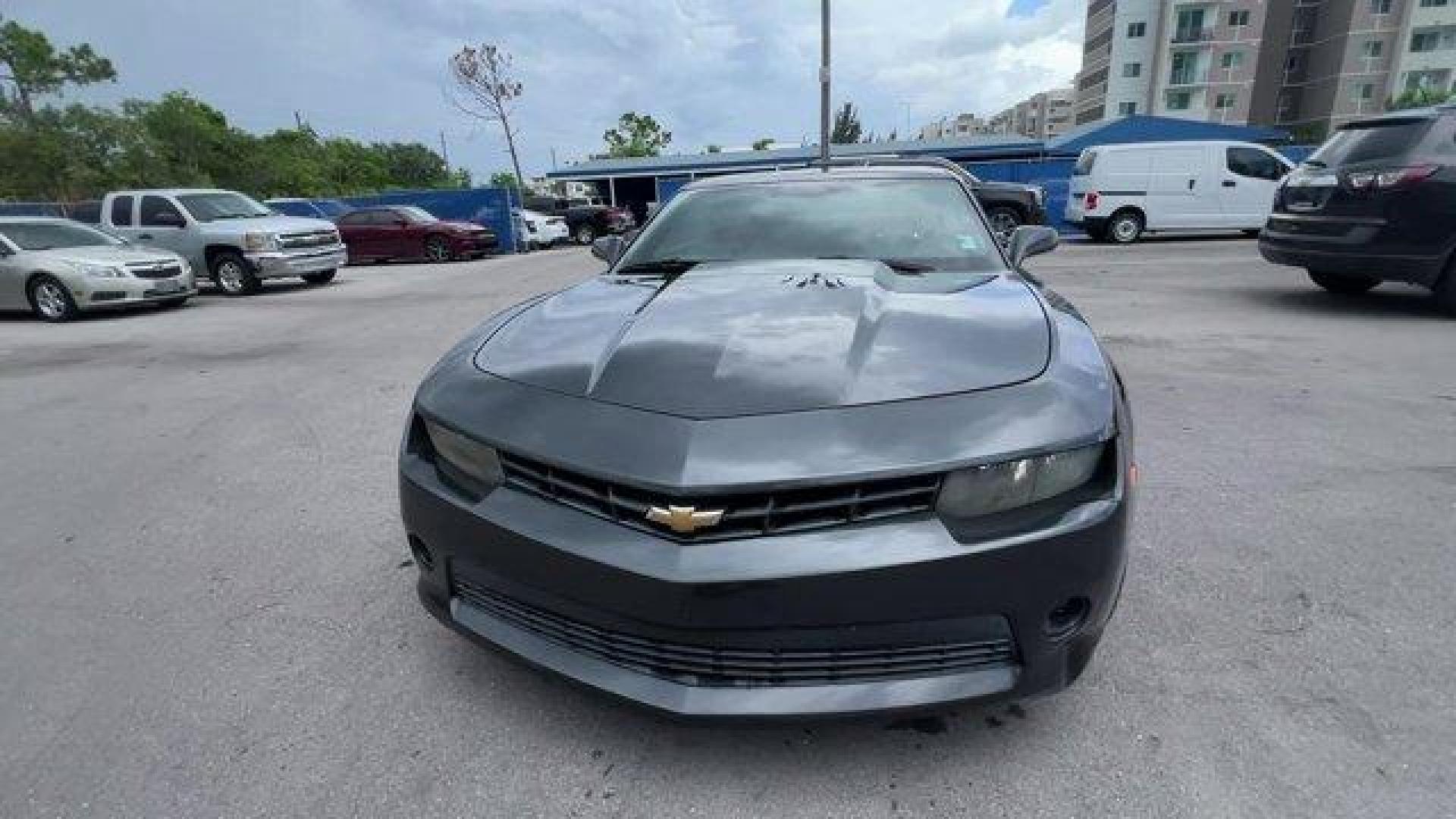 2014 Ashen Gray Metallic /Black Chevrolet Camaro 1LT (2G1FB1E31E9) with an 6 3.6L engine, Automatic transmission, located at 27610 S Dixie Hwy, Homestead, FL, 33032, (305) 749-2348, 25.510241, -80.438301 - KBB.com Best Resale Value Awards. Scores 27 Highway MPG and 18 City MPG! This Chevrolet Camaro delivers a Gas V6 3.6L/217 engine powering this Automatic transmission. WHEELS, 18 (45.7 CM) PAINTED ALUMINUM (STD), WHEEL AND TIRE, SPARE, COMPACT includes 18 (45.7 cm) steel spare wheel, TRANSMISSION, 6- - Photo#6