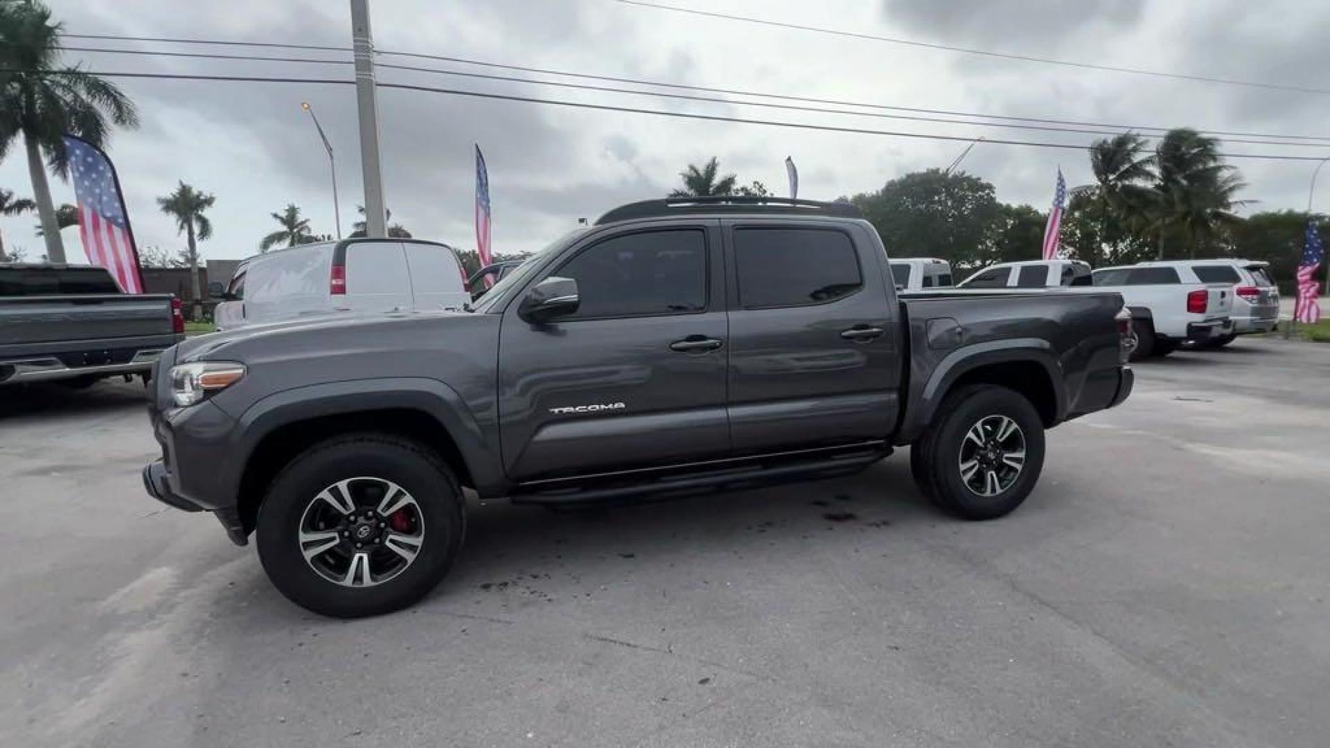 2016 Magnetic Gray Metallic /Black/Orange Toyota Tacoma SR5 (5TFAZ5CN4GX) with an V6 engine, Automatic transmission, located at 27610 S Dixie Hwy, Homestead, FL, 33032, (305) 749-2348, 25.510241, -80.438301 - Photo#1