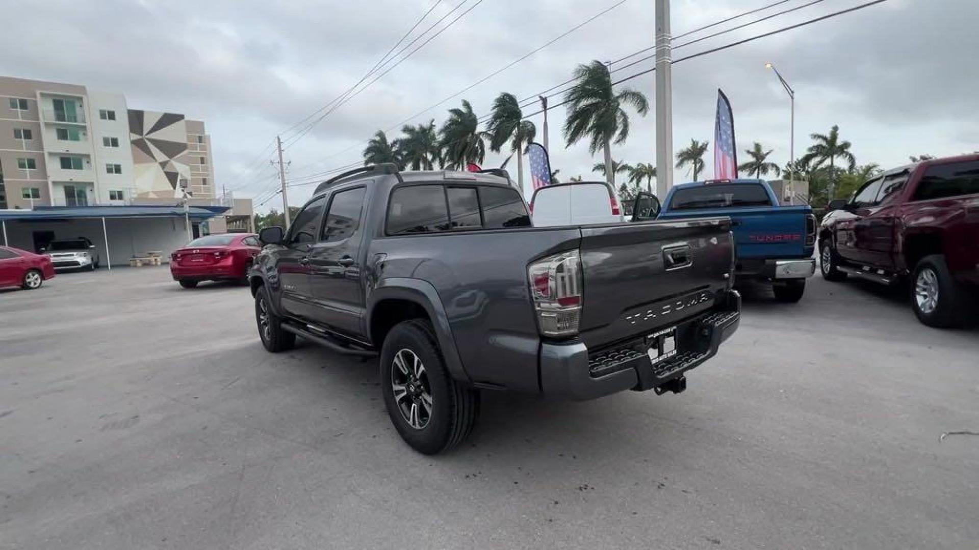 2016 Magnetic Gray Metallic /Black/Orange Toyota Tacoma SR5 (5TFAZ5CN4GX) with an V6 engine, Automatic transmission, located at 27610 S Dixie Hwy, Homestead, FL, 33032, (305) 749-2348, 25.510241, -80.438301 - Photo#2