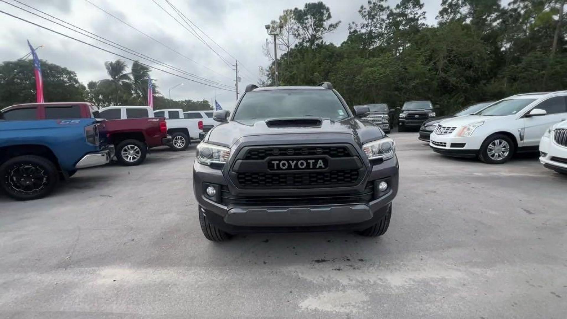 2016 Magnetic Gray Metallic /Black/Orange Toyota Tacoma SR5 (5TFAZ5CN4GX) with an V6 engine, Automatic transmission, located at 27610 S Dixie Hwy, Homestead, FL, 33032, (305) 749-2348, 25.510241, -80.438301 - Photo#7