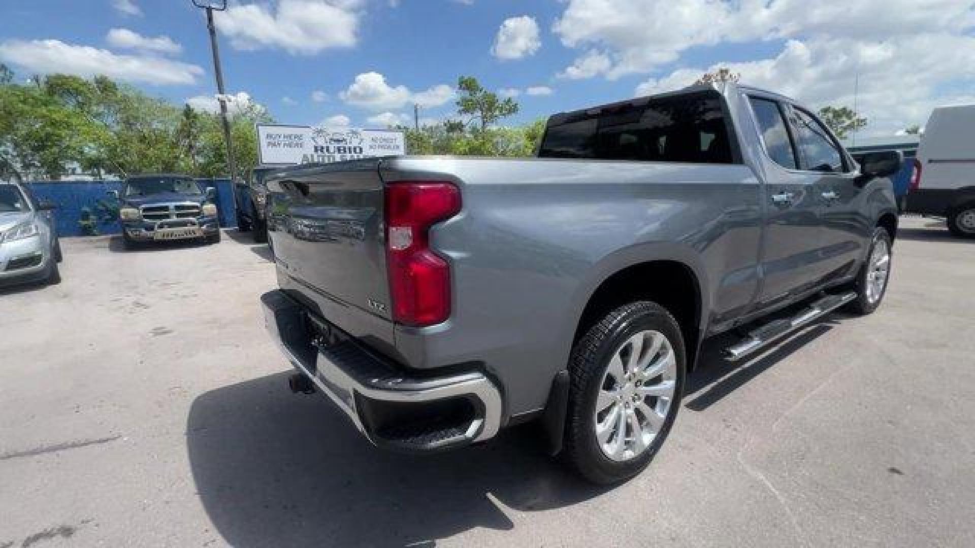 2020 Satin Steel Metallic /Jet Black Chevrolet Silverado 1500 LTZ (1GCRYGED5LZ) with an 8 5.3L engine, Automatic transmission, located at 27610 S Dixie Hwy, Homestead, FL, 33032, (305) 749-2348, 25.510241, -80.438301 - Delivers 22 Highway MPG and 16 City MPG! This Chevrolet Silverado 1500 boasts a Gas V8 5.3L/325 engine powering this Automatic transmission. WIRELESS CHARGING, WINDOW, POWER, REAR SLIDING with rear defogger, WHEELS, 20 X 9 (50.8 CM X 22.9 CM) POLISHED FINISH.* This Chevrolet Silverado 1500 Features - Photo#4