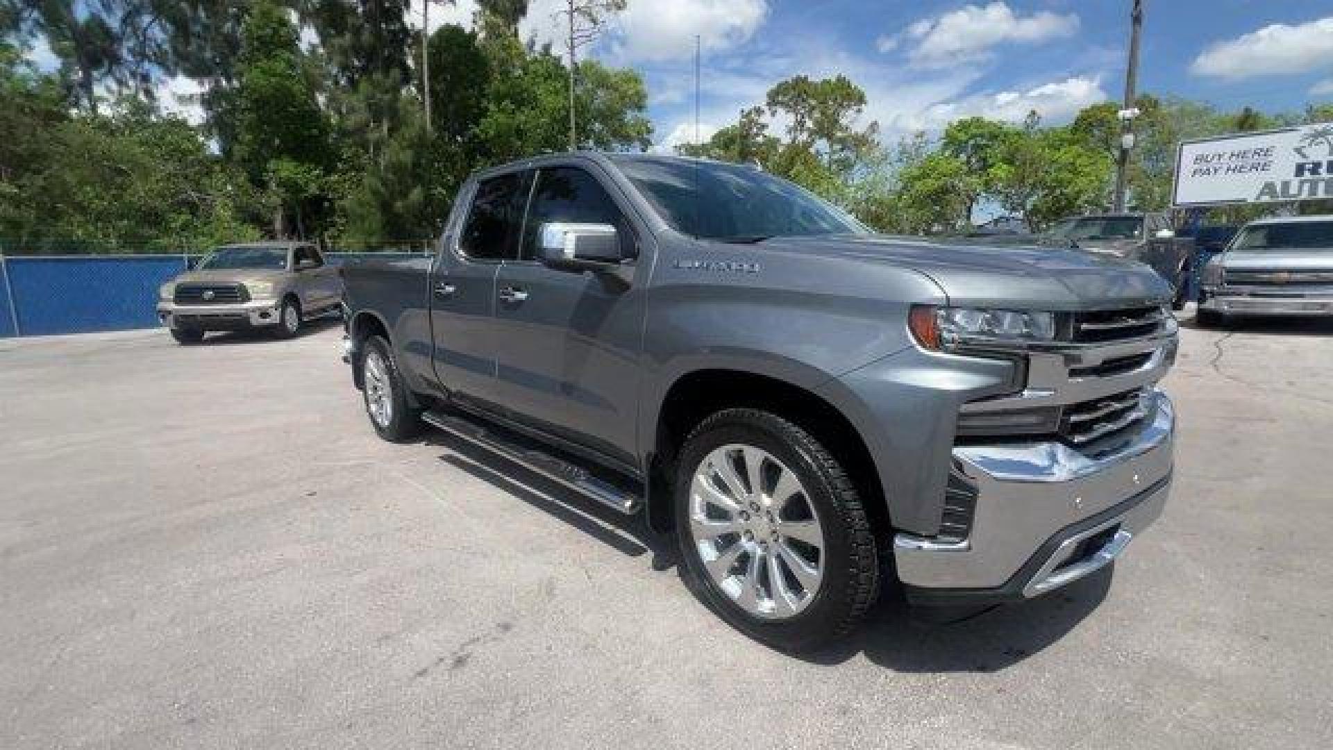2020 Satin Steel Metallic /Jet Black Chevrolet Silverado 1500 LTZ (1GCRYGED5LZ) with an 8 5.3L engine, Automatic transmission, located at 27610 S Dixie Hwy, Homestead, FL, 33032, (305) 749-2348, 25.510241, -80.438301 - Delivers 22 Highway MPG and 16 City MPG! This Chevrolet Silverado 1500 boasts a Gas V8 5.3L/325 engine powering this Automatic transmission. WIRELESS CHARGING, WINDOW, POWER, REAR SLIDING with rear defogger, WHEELS, 20 X 9 (50.8 CM X 22.9 CM) POLISHED FINISH.* This Chevrolet Silverado 1500 Features - Photo#6