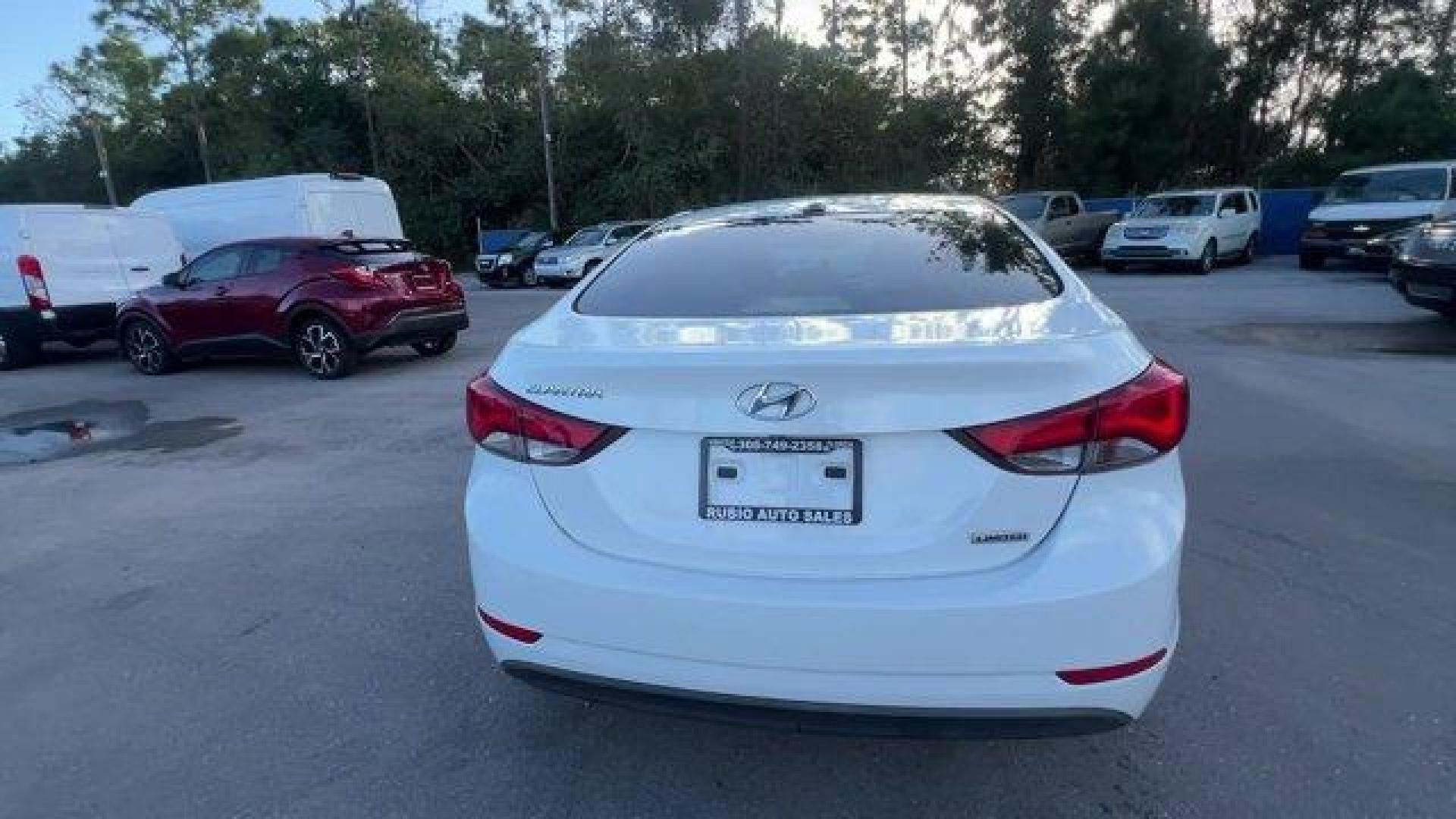 2015 Quartz White Pearl /Beige Hyundai Elantra Limited (5NPDH4AE2FH) with an 4 1.8 L engine, Automatic transmission, located at 27610 S Dixie Hwy, Homestead, FL, 33032, (305) 749-2348, 25.510241, -80.438301 - IIHS Top Safety Pick. Boasts 37 Highway MPG and 27 City MPG! This Hyundai Elantra boasts a Regular Unleaded I-4 1.8 L/110 engine powering this Automatic transmission. QUARTZ WHITE PEARL, CARPETED FLOOR MATS, BEIGE, LEATHER SEATING SURFACES.*This Hyundai Elantra Comes Equipped with These Options *Win - Photo#3