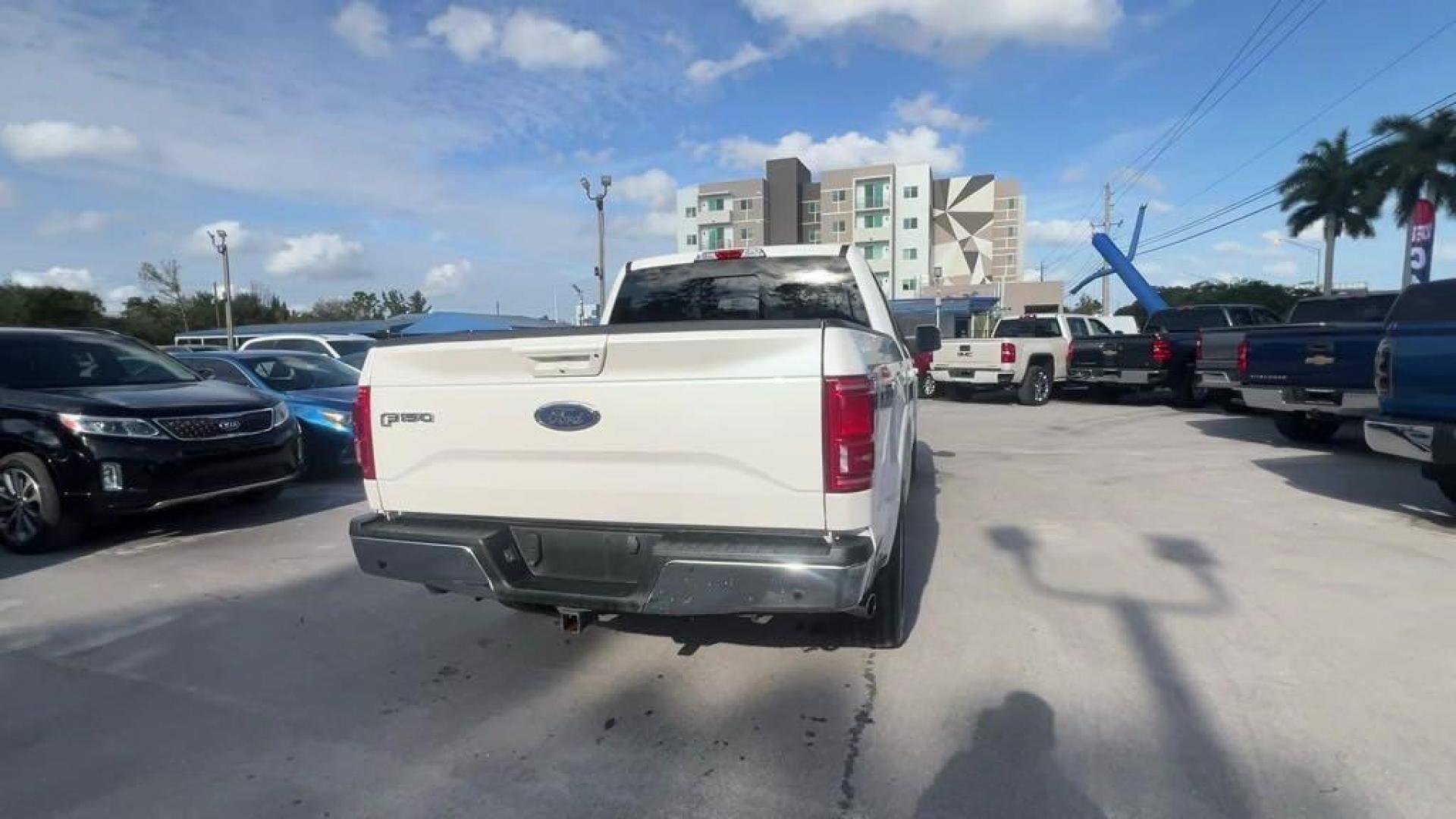 2015 White Ford F-150 (1FTEW1EG7FF) with an 3.5L V6 engine, Automatic transmission, located at 27610 S Dixie Hwy, Homestead, FL, 33032, (305) 749-2348, 25.510241, -80.438301 - Photo#4