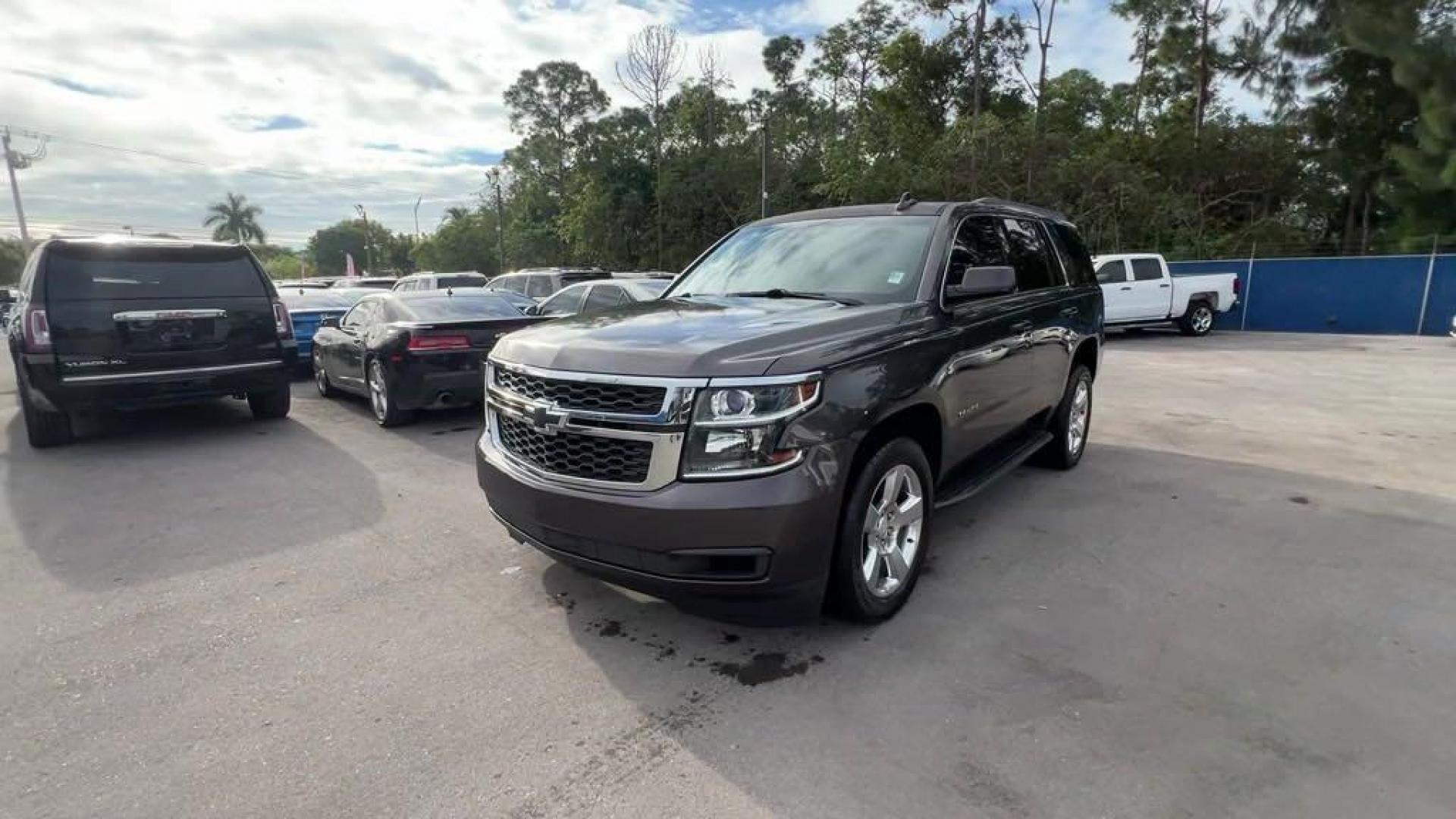 2016 Tungsten Metallic /Black Chevrolet Tahoe LT (1GNSCBKC1GR) with an EcoTec3 5.3L V8 engine, Automatic transmission, located at 27610 S Dixie Hwy, Homestead, FL, 33032, (305) 749-2348, 25.510241, -80.438301 - Photo#0