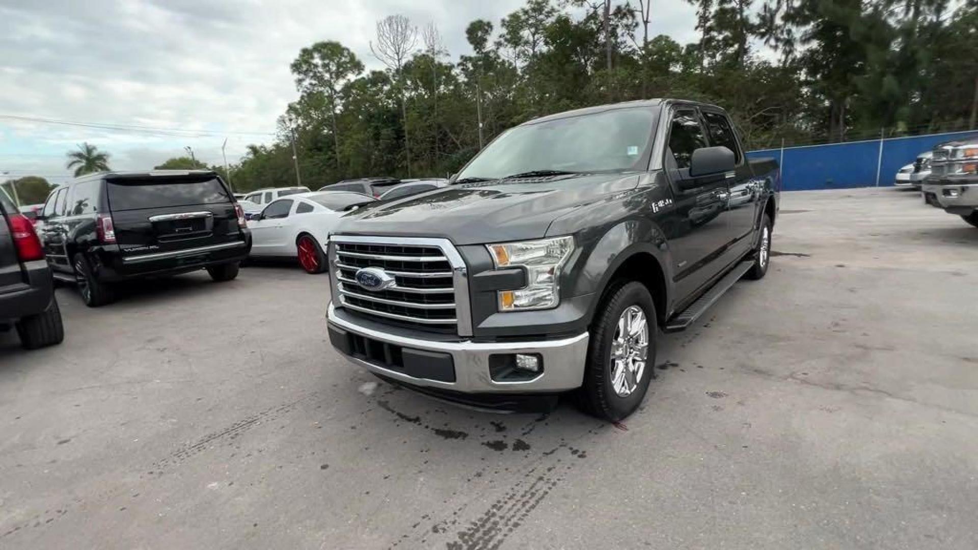 2016 Gray /Medium Light Camel Ford F-150 XLT (1FTEW1CP0GF) with an 2.7L V6 EcoBoost engine, Automatic transmission, located at 27610 S Dixie Hwy, Homestead, FL, 33032, (305) 749-2348, 25.510241, -80.438301 - Photo#0