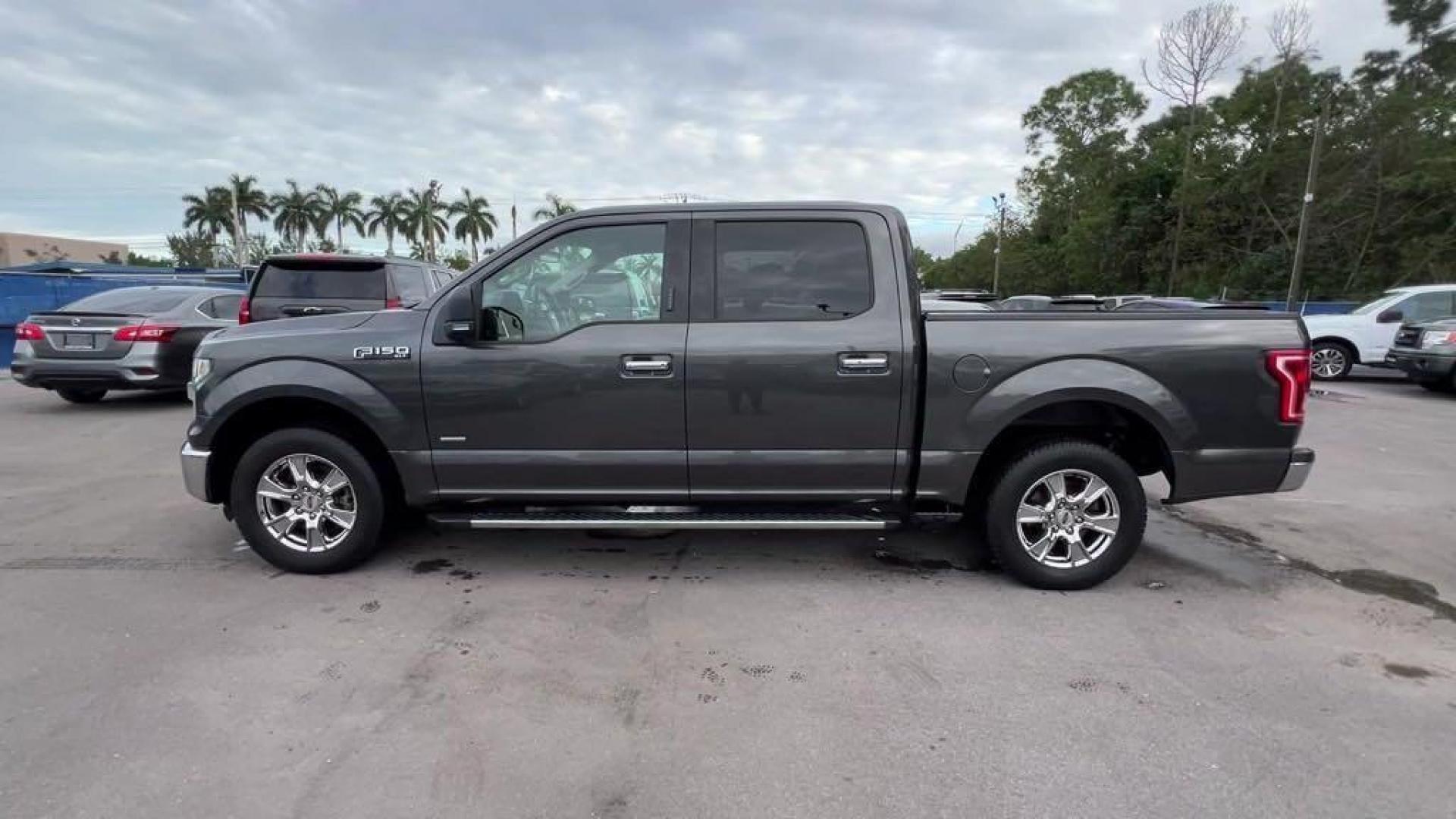 2016 Gray /Medium Light Camel Ford F-150 XLT (1FTEW1CP0GF) with an 2.7L V6 EcoBoost engine, Automatic transmission, located at 27610 S Dixie Hwy, Homestead, FL, 33032, (305) 749-2348, 25.510241, -80.438301 - Photo#1