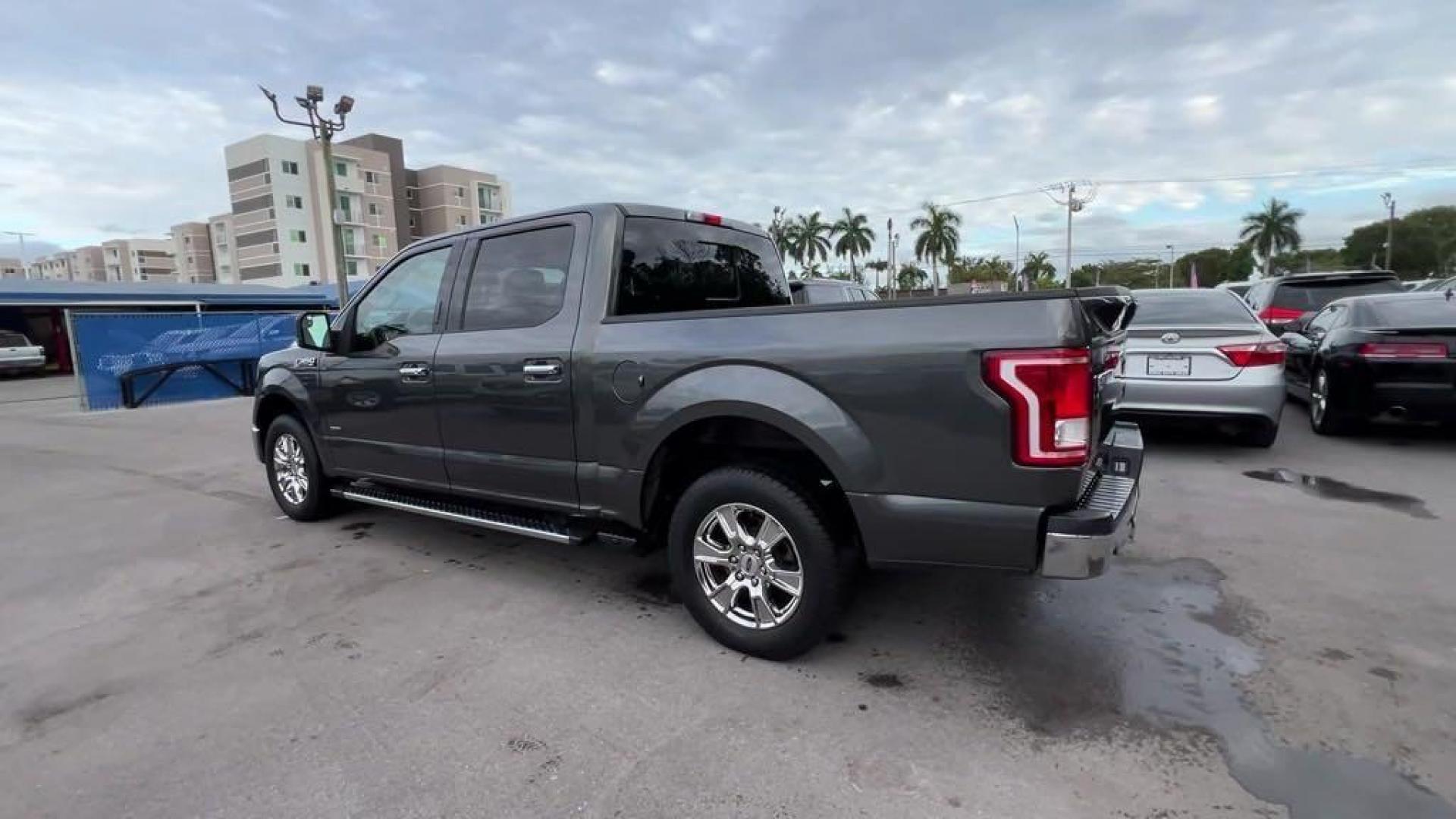 2016 Gray /Medium Light Camel Ford F-150 XLT (1FTEW1CP0GF) with an 2.7L V6 EcoBoost engine, Automatic transmission, located at 27610 S Dixie Hwy, Homestead, FL, 33032, (305) 749-2348, 25.510241, -80.438301 - Photo#2