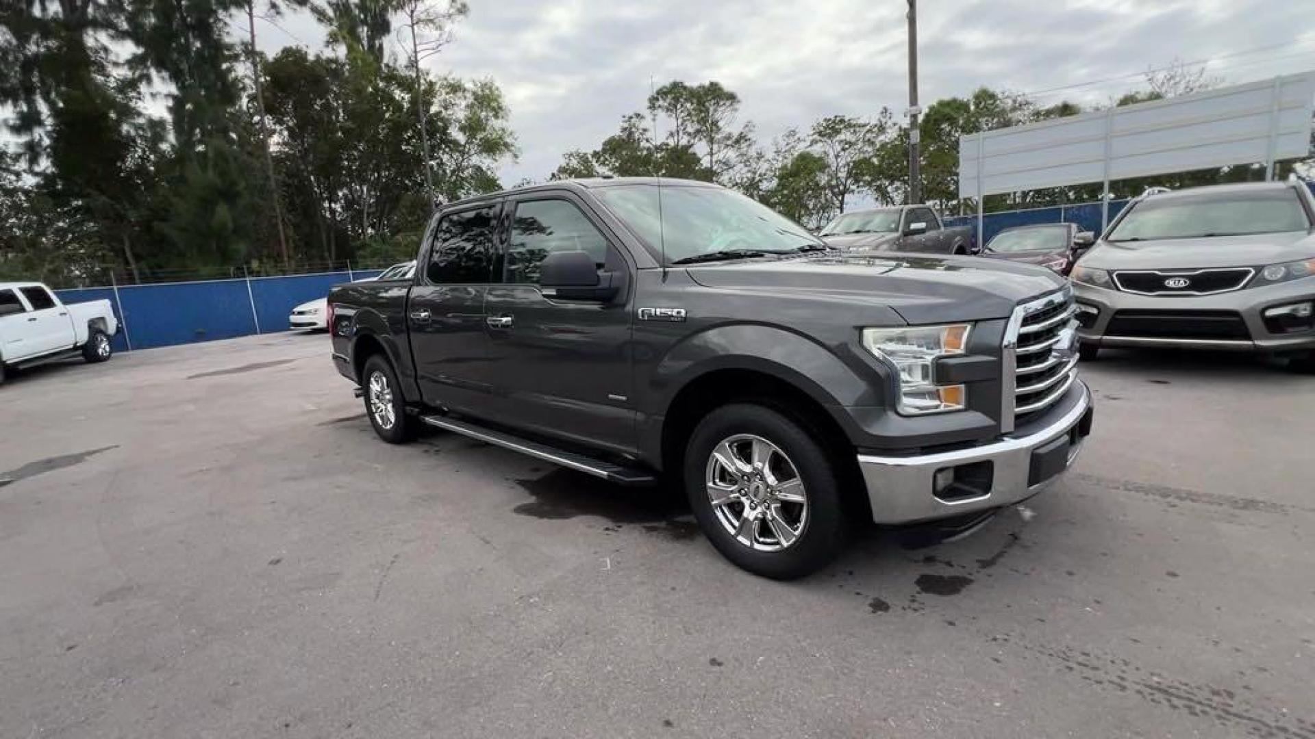 2016 Gray /Medium Light Camel Ford F-150 XLT (1FTEW1CP0GF) with an 2.7L V6 EcoBoost engine, Automatic transmission, located at 27610 S Dixie Hwy, Homestead, FL, 33032, (305) 749-2348, 25.510241, -80.438301 - Photo#6