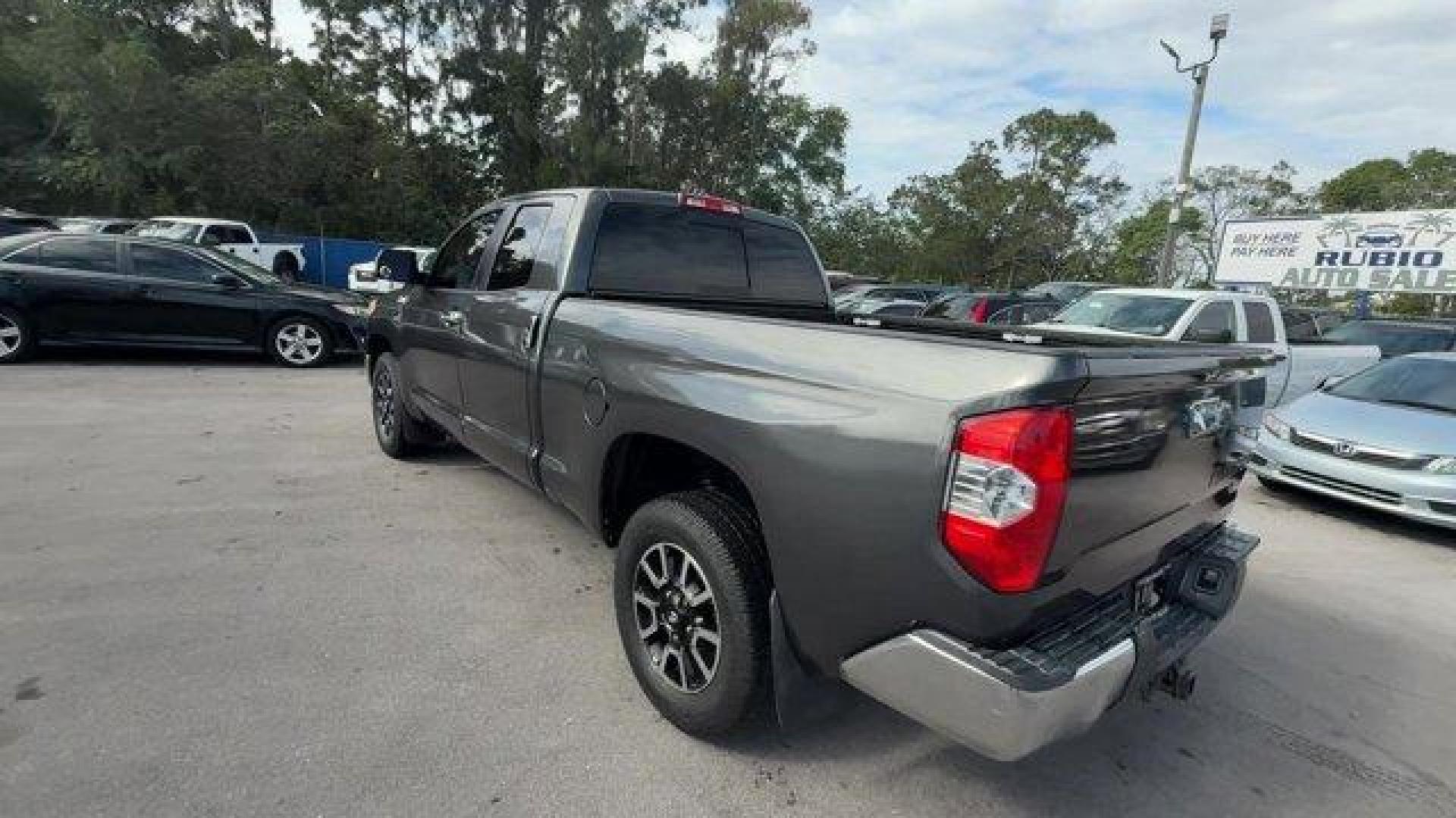 2014 Gray Toyota Tundra 2WD Truck (5TFRY5F12EX) with an 8 5.7 L engine, Automatic transmission, located at 27610 S Dixie Hwy, Homestead, FL, 33032, (305) 749-2348, 25.510241, -80.438301 - KBB.com Best Resale Value Awards. Scores 18 Highway MPG and 13 City MPG! This Toyota Tundra 2WD Truck delivers a Regular Unleaded V-8 5.7 L/346 engine powering this Automatic transmission. Wheels: 18 x 8J Styled Steel, Variable Intermittent Wipers w/Heated Wiper Park, Urethane Gear Shifter Material. - Photo#2