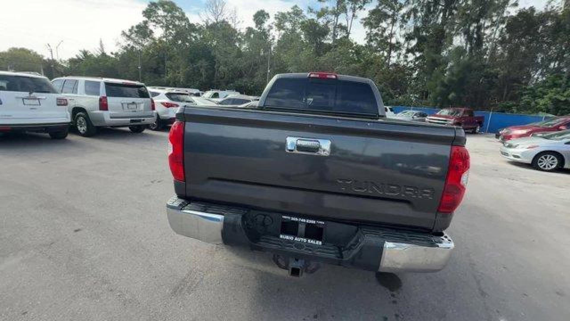 2014 Gray Toyota Tundra 2WD Truck (5TFRY5F12EX) with an 8 5.7 L engine, Automatic transmission, located at 27610 S Dixie Hwy, Homestead, FL, 33032, (305) 749-2348, 25.510241, -80.438301 - KBB.com Best Resale Value Awards. Scores 18 Highway MPG and 13 City MPG! This Toyota Tundra 2WD Truck delivers a Regular Unleaded V-8 5.7 L/346 engine powering this Automatic transmission. Wheels: 18 x 8J Styled Steel, Variable Intermittent Wipers w/Heated Wiper Park, Urethane Gear Shifter Material. - Photo#3