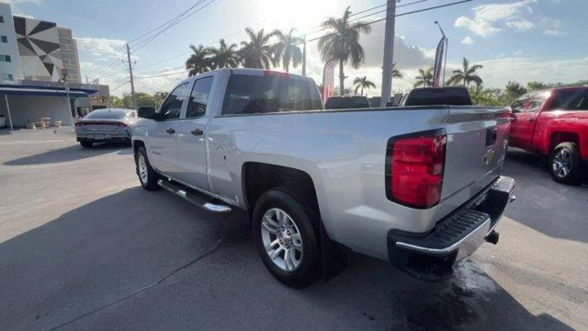 2014 Silver Ice Metallic /Jet Black Chevrolet Silverado 1500 LT (1GCRCREC8EZ) with an 8 5.3L engine, Automatic transmission, located at 27610 S Dixie Hwy, Homestead, FL, 33032, (305) 749-2348, 25.510241, -80.438301 - NACTOY 2014 North American Truck of the Year. Delivers 23 Highway MPG and 16 City MPG! This Chevrolet Silverado 1500 delivers a Gas/Ethanol V8 5.3L/325 engine powering this Automatic transmission. WHEELS, 18 X 8.5 (45.7 CM X 21.6 CM) BRIGHT-MACHINED ALUMINUM, TRANSMISSION, 6-SPEED AUTOMATIC, ELECTRO - Photo#2