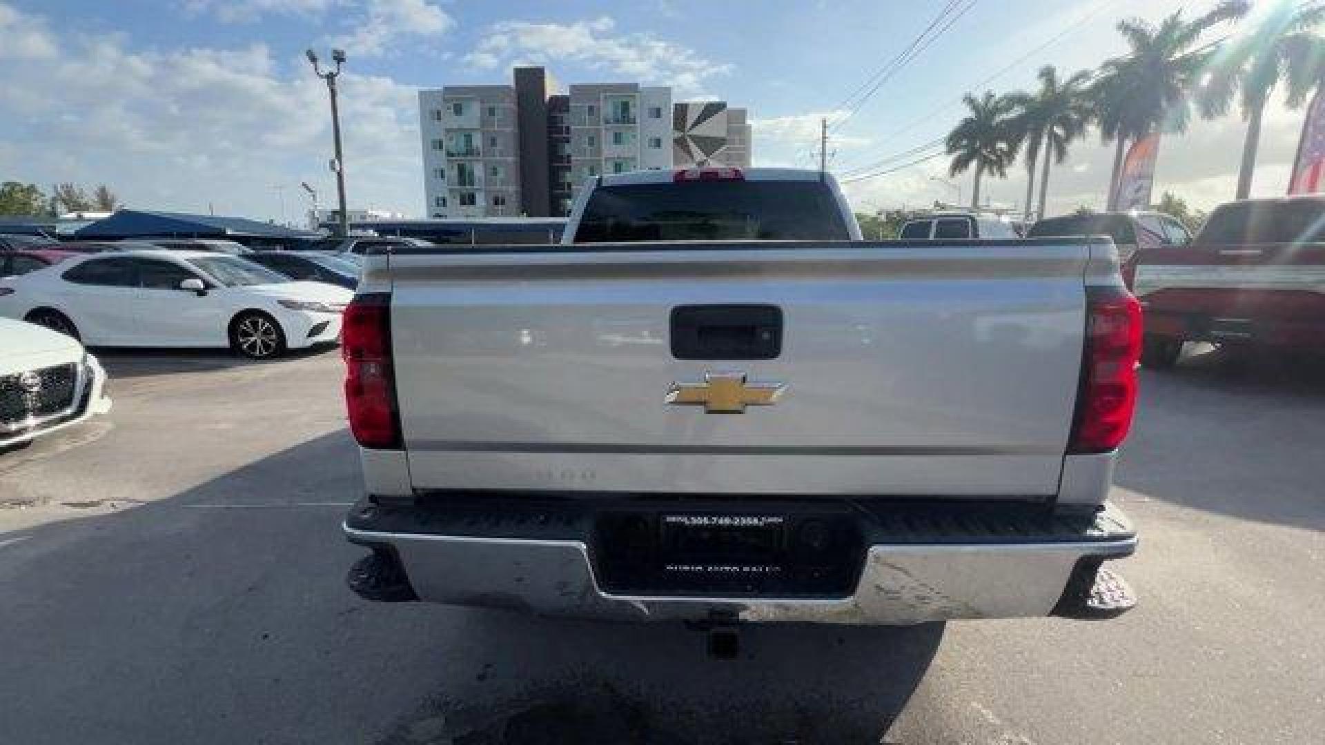 2014 Silver Ice Metallic /Jet Black Chevrolet Silverado 1500 LT (1GCRCREC8EZ) with an 8 5.3L engine, Automatic transmission, located at 27610 S Dixie Hwy, Homestead, FL, 33032, (305) 749-2348, 25.510241, -80.438301 - NACTOY 2014 North American Truck of the Year. Delivers 23 Highway MPG and 16 City MPG! This Chevrolet Silverado 1500 delivers a Gas/Ethanol V8 5.3L/325 engine powering this Automatic transmission. WHEELS, 18 X 8.5 (45.7 CM X 21.6 CM) BRIGHT-MACHINED ALUMINUM, TRANSMISSION, 6-SPEED AUTOMATIC, ELECTRO - Photo#3