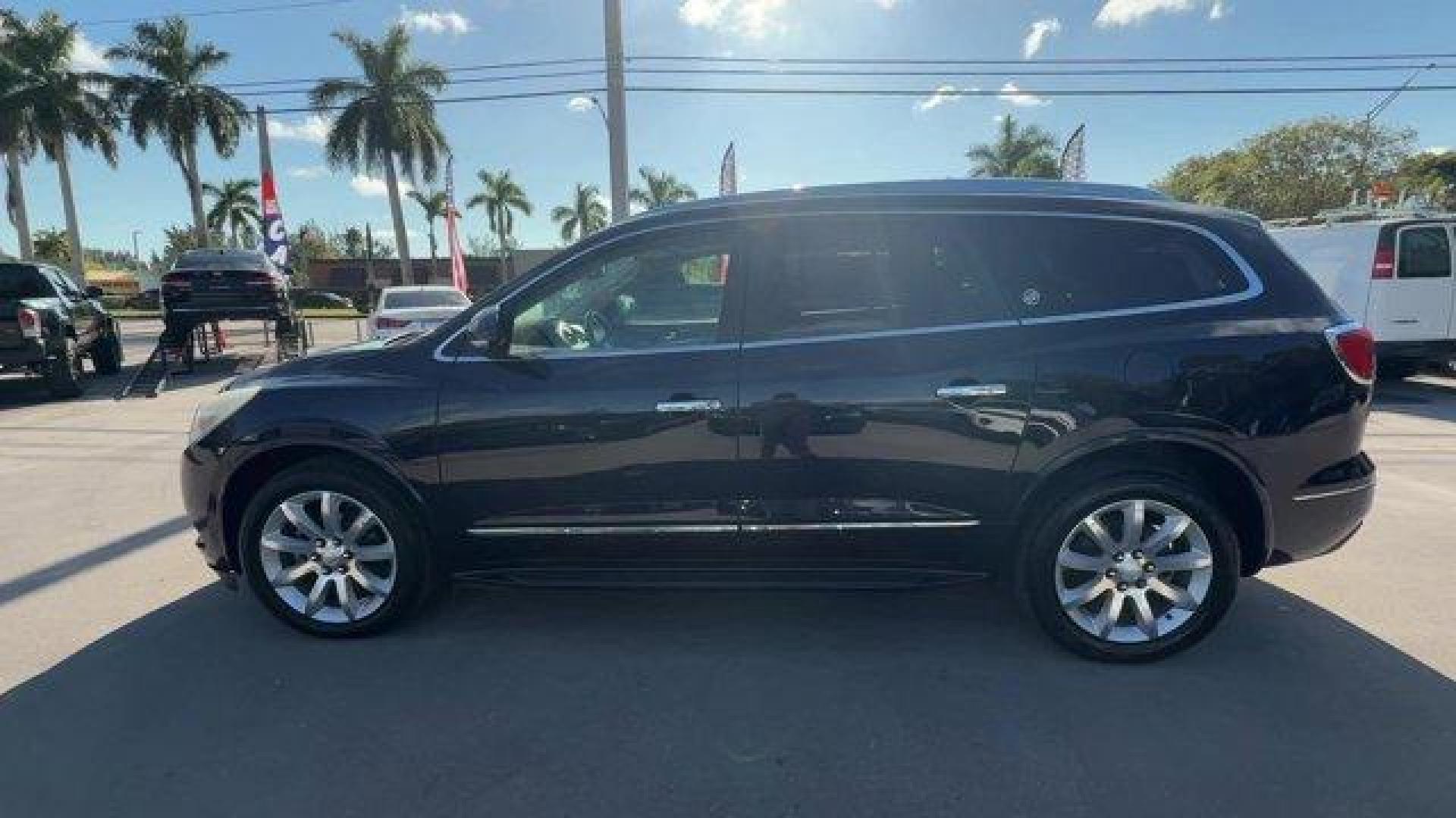 2015 Dark Sapphire Blue Metallic /Choccachino Buick Enclave Premium Group (5GAKRCKD3FJ) with an 6 3.6L engine, Automatic transmission, located at 27610 S Dixie Hwy, Homestead, FL, 33032, (305) 749-2348, 25.510241, -80.438301 - KBB.com 5-Year Cost to Own Awards. Scores 24 Highway MPG and 17 City MPG! This Buick Enclave delivers a Gas V6 3.6L/217 engine powering this Automatic transmission. WHEELS, 20 (50.8 CM) ULTRA BRIGHT BLADE SILVER MACHINED PAINTED ALUMINUM, TRANSMISSION, 6- SPEED AUTOMATIC, ELECTRONICALLY CONTROLLED W - Photo#0