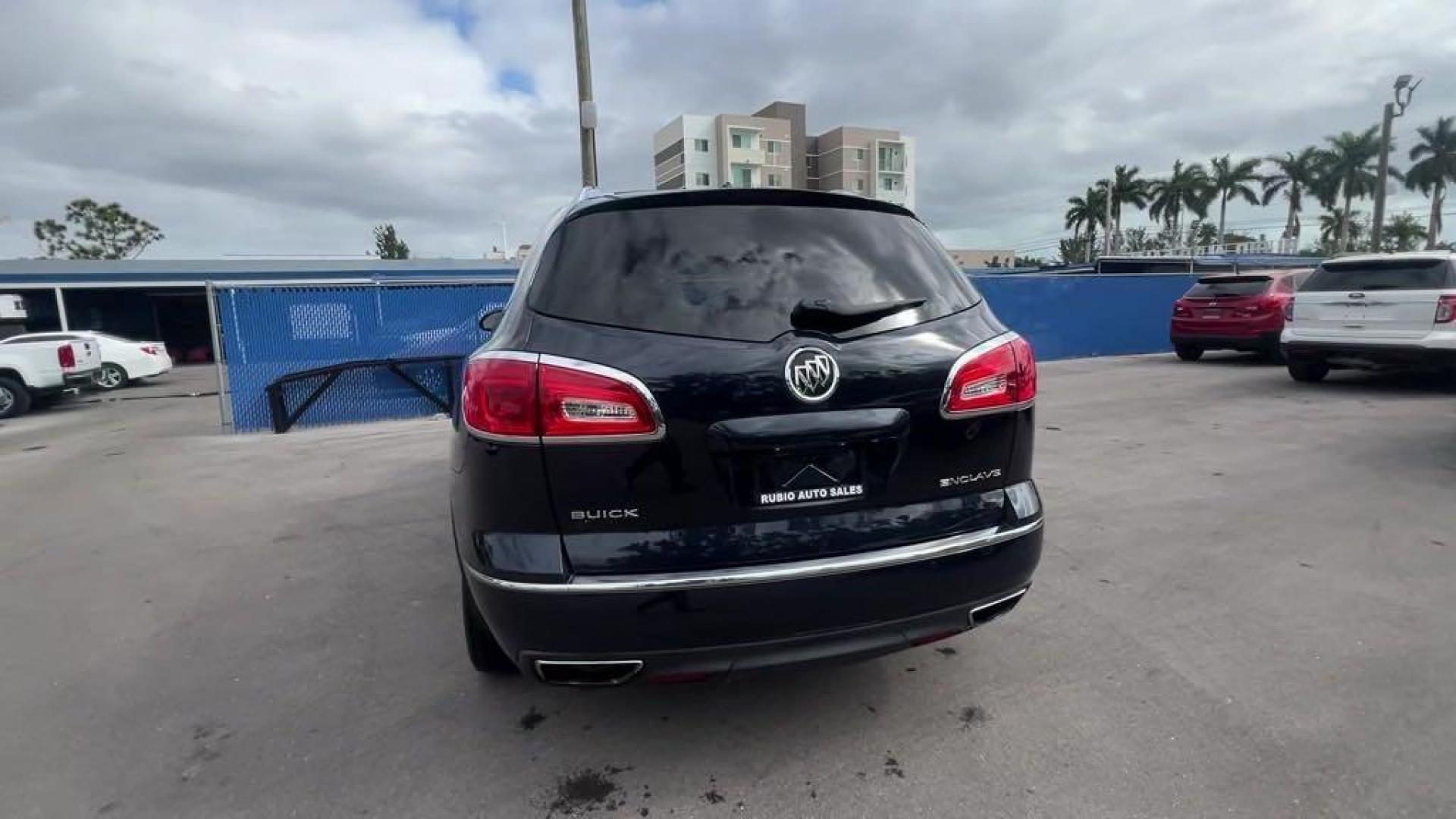 2015 Dark Sapphire Blue Metallic /Choccachino Buick Enclave Premium Group (5GAKRCKD3FJ) with an 3.6L V6 SIDI VVT engine, Automatic transmission, located at 27610 S Dixie Hwy, Homestead, FL, 33032, (305) 749-2348, 25.510241, -80.438301 - Photo#3