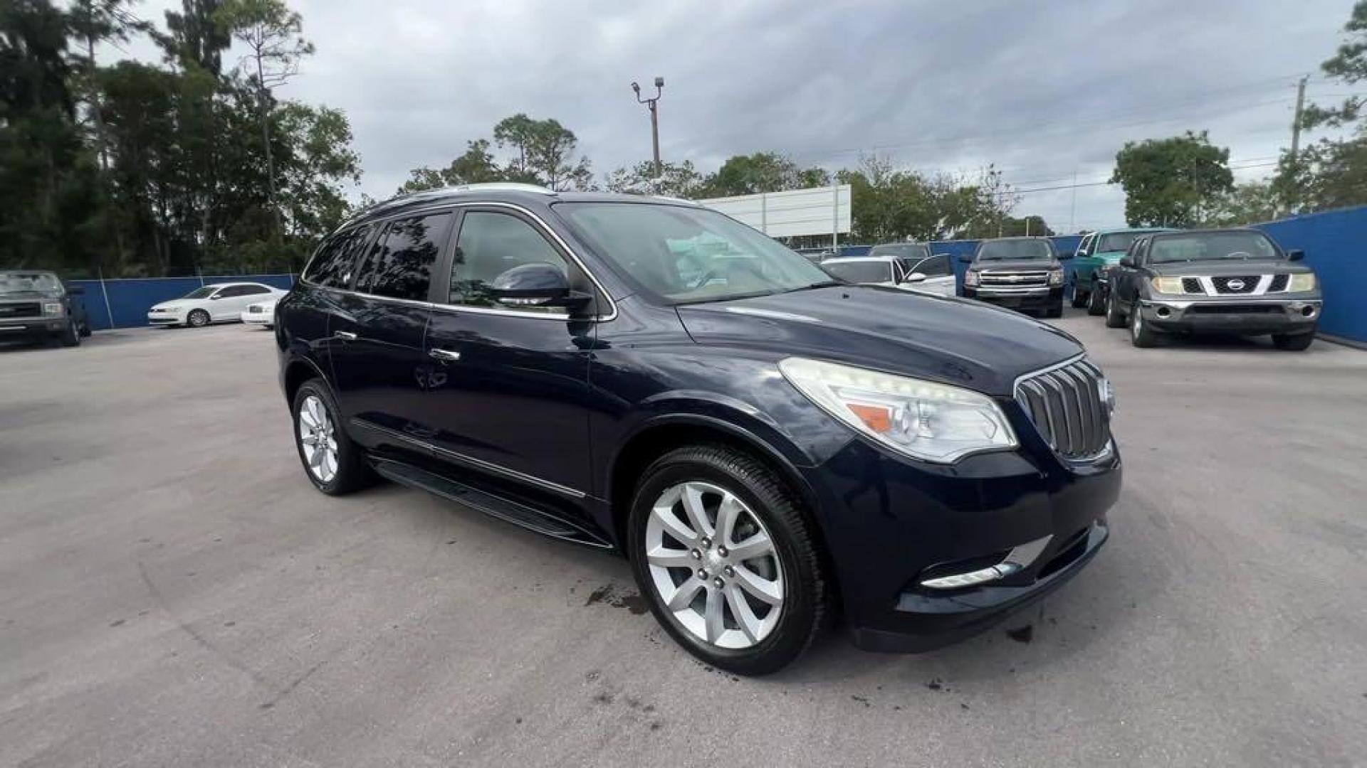 2015 Dark Sapphire Blue Metallic /Choccachino Buick Enclave Premium Group (5GAKRCKD3FJ) with an 3.6L V6 SIDI VVT engine, Automatic transmission, located at 27610 S Dixie Hwy, Homestead, FL, 33032, (305) 749-2348, 25.510241, -80.438301 - Photo#6