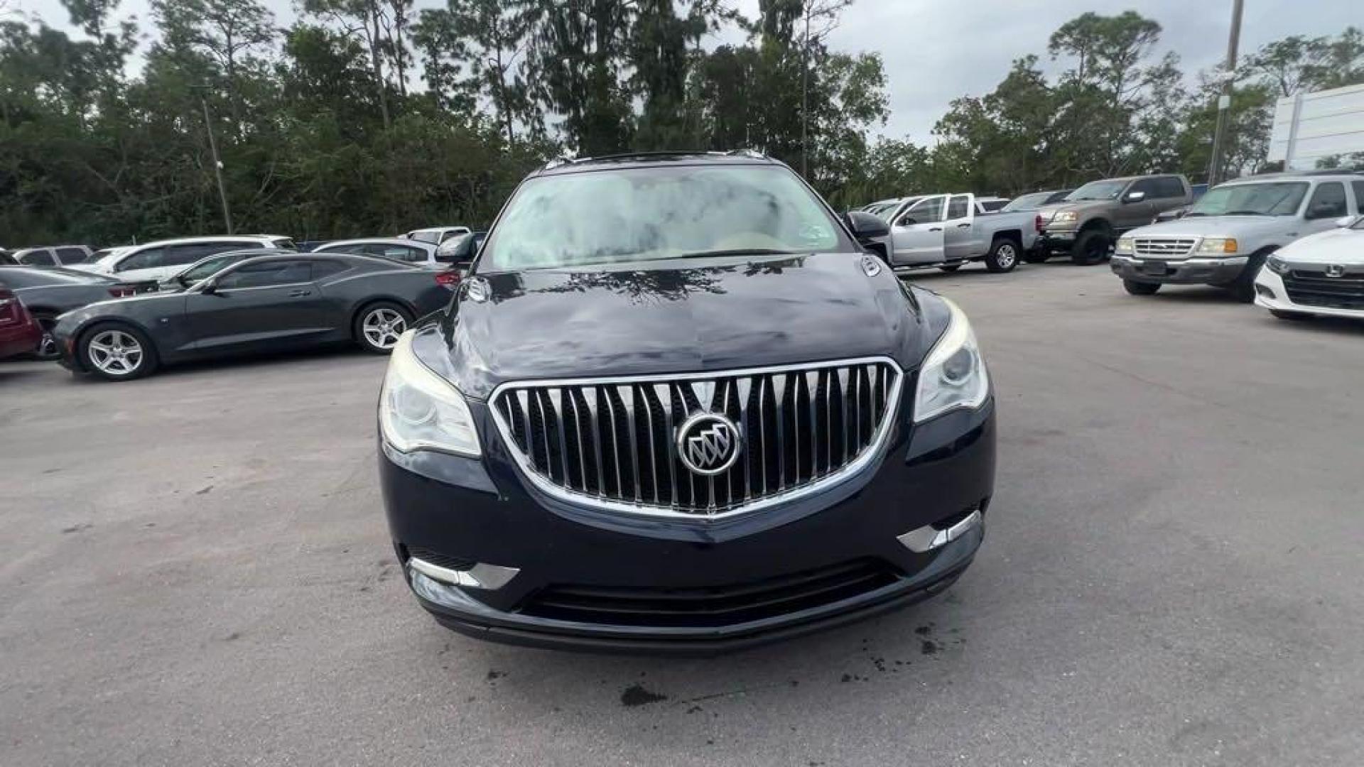 2015 Dark Sapphire Blue Metallic /Choccachino Buick Enclave Premium Group (5GAKRCKD3FJ) with an 3.6L V6 SIDI VVT engine, Automatic transmission, located at 27610 S Dixie Hwy, Homestead, FL, 33032, (305) 749-2348, 25.510241, -80.438301 - Photo#7