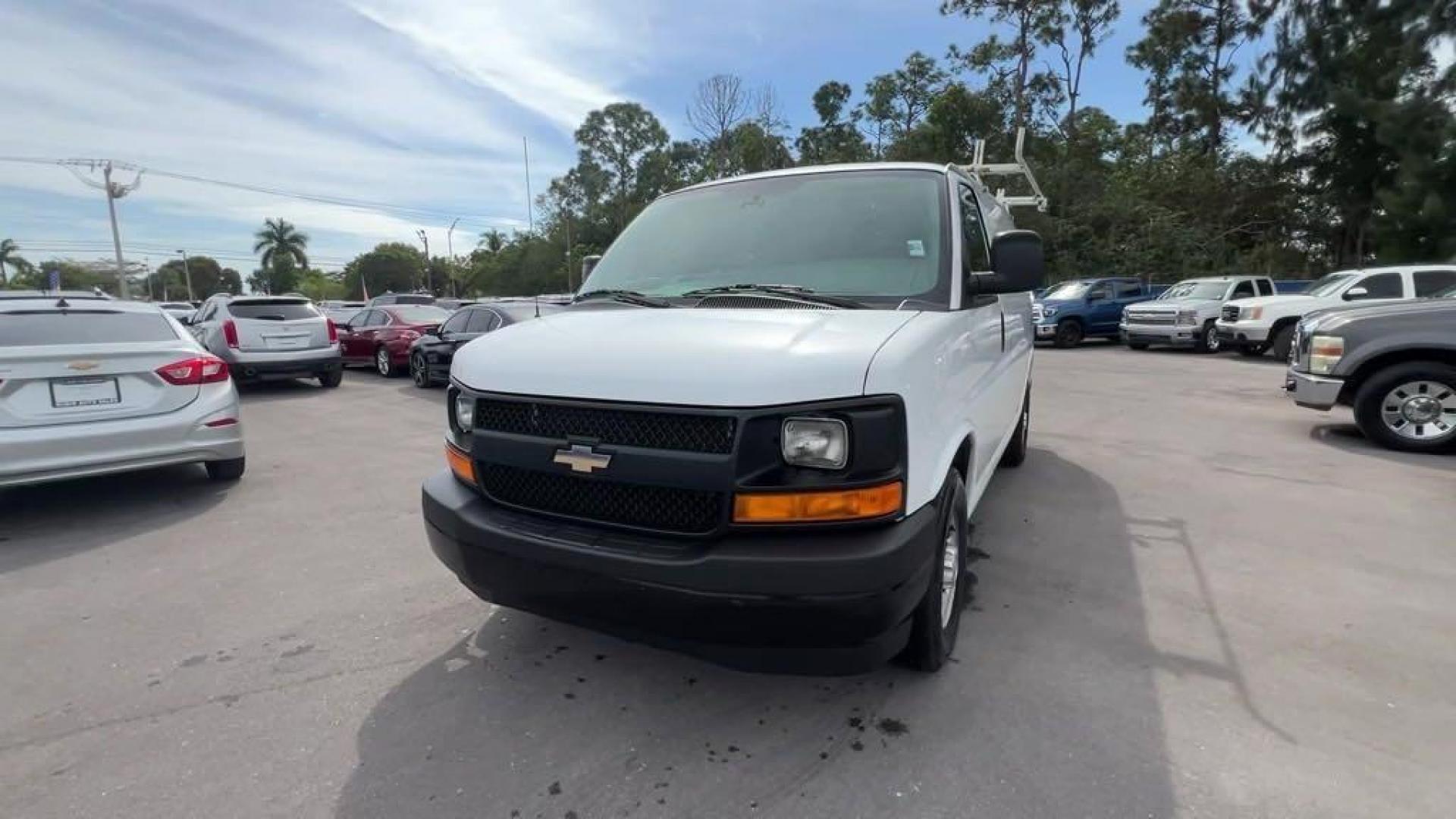 2017 Summit White /Medium Pewter Chevrolet Express 2500 Work Van (1GCWGAFF0H1) with an Vortec 4.8L V8 SFI engine, Automatic transmission, located at 27610 S Dixie Hwy, Homestead, FL, 33032, (305) 749-2348, 25.510241, -80.438301 - Photo#0
