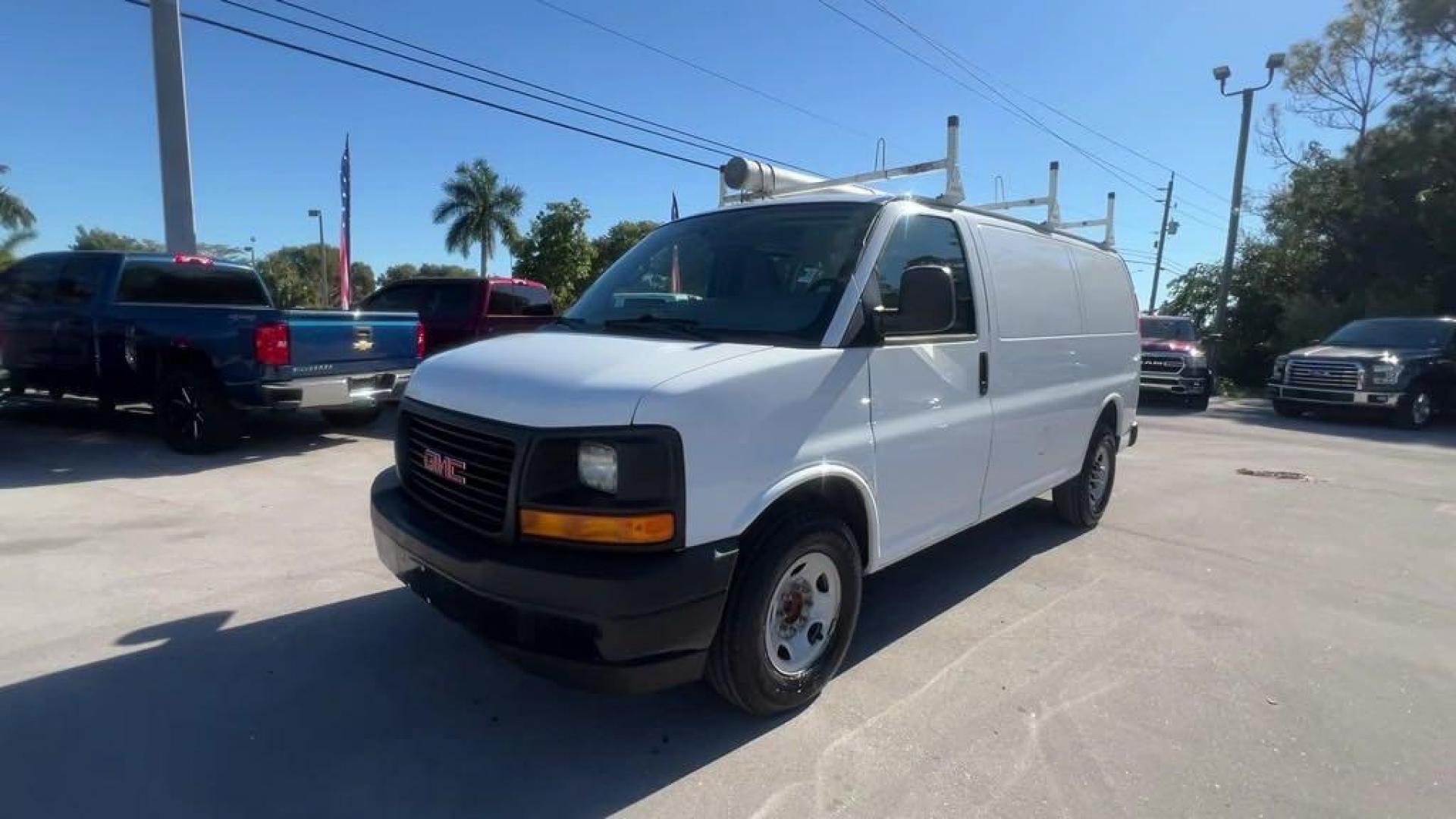 2017 Summit White /Medium Pewter GMC Savana 2500 Work Van (1GTW7AFF2H1) with an Vortec 4.8L V8 SFI engine, Automatic transmission, located at 27610 S Dixie Hwy, Homestead, FL, 33032, (305) 749-2348, 25.510241, -80.438301 - Photo#0