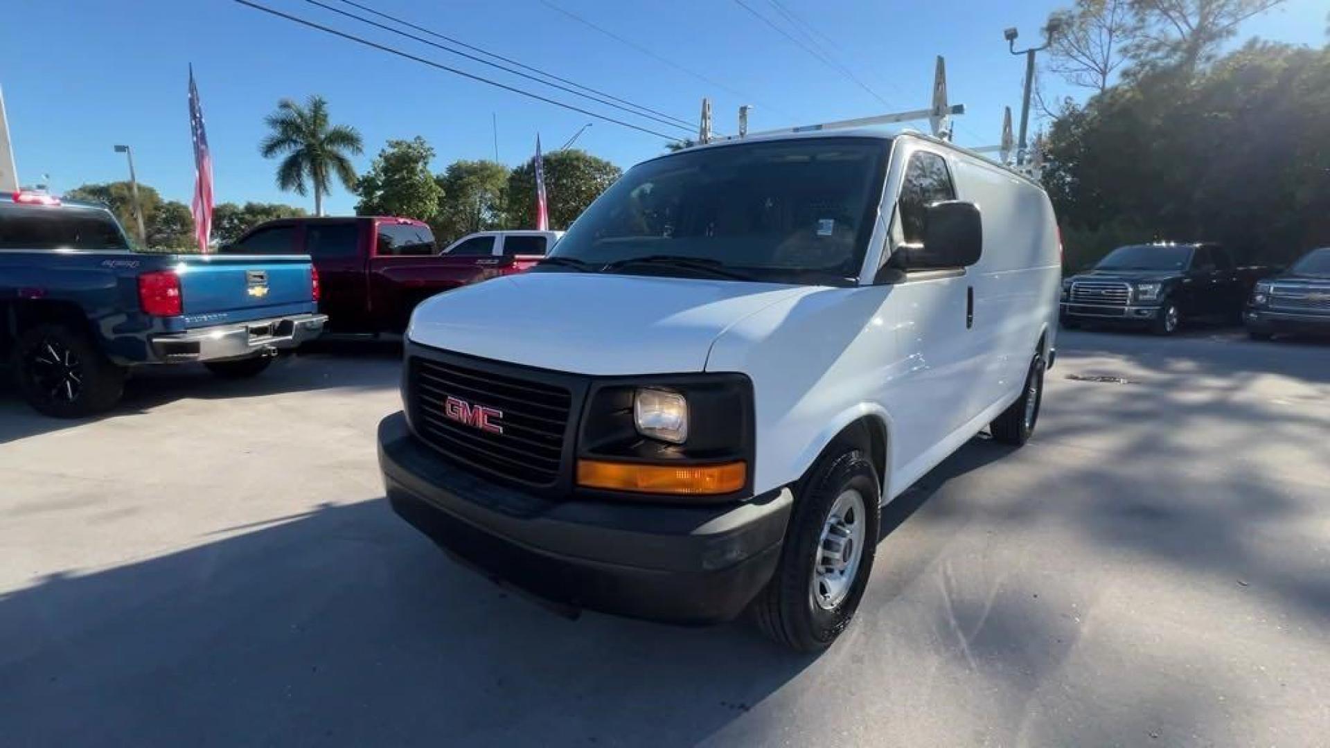 2016 Summit White /Medium Pewter GMC Savana 2500 Work Van (1GTW7AFF2G1) with an Vortec 4.8L V8 SFI engine, Automatic transmission, located at 27610 S Dixie Hwy, Homestead, FL, 33032, (305) 749-2348, 25.510241, -80.438301 - Photo#0