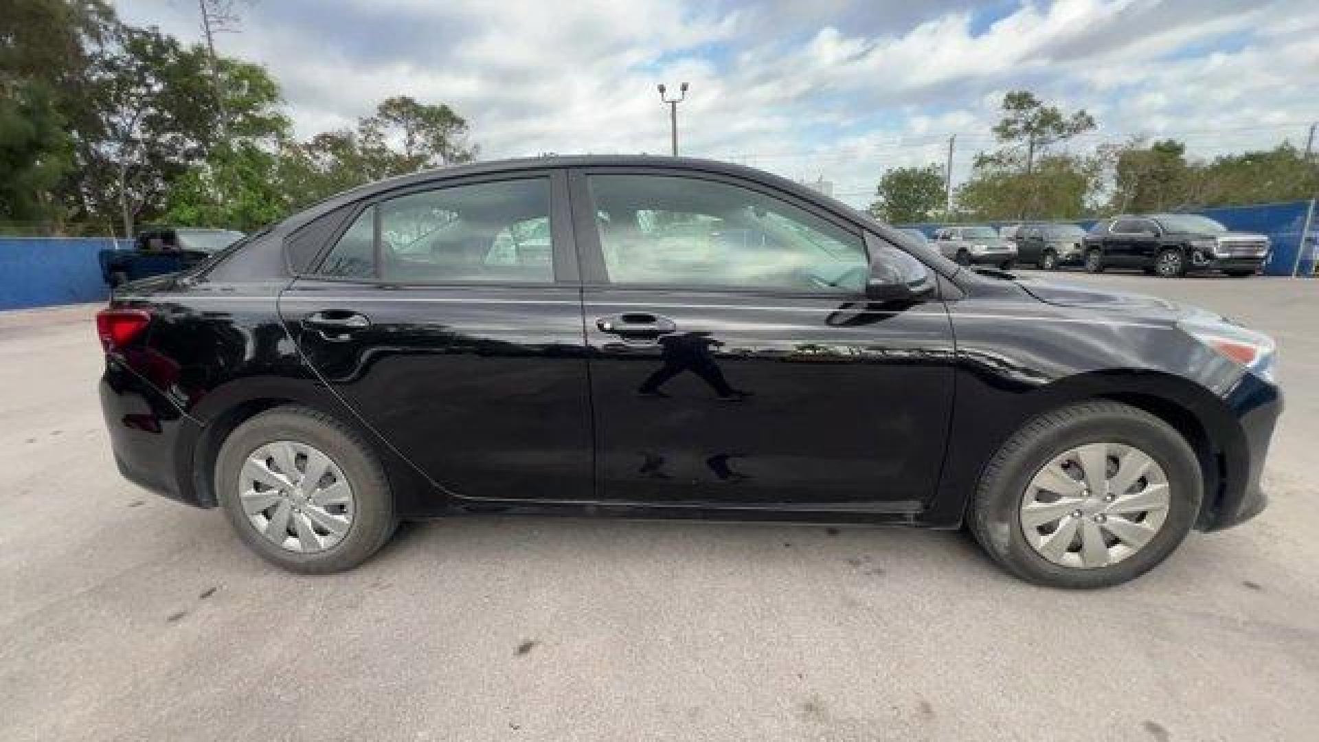 2020 Aurora Black /Black Kia Rio LX (3KPA24AD5LE) with an 4 1.6 L engine, Variable transmission, located at 27610 S Dixie Hwy, Homestead, FL, 33032, (305) 749-2348, 25.510241, -80.438301 - Delivers 41 Highway MPG and 33 City MPG! This Kia Rio delivers a Regular Unleaded I-4 1.6 L/98 engine powering this Variable transmission. CARPET FLOOR MAT, BLACK, WOVEN CLOTH SEAT TRIM, AURORA BLACK.*This Kia Rio Comes Equipped with These Options *Woven Cloth Seat Trim, Wheels: 15 x 5.5J Steel w/Fu - Photo#4