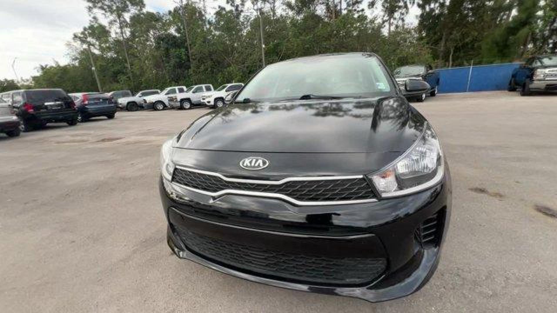 2020 Aurora Black /Black Kia Rio LX (3KPA24AD5LE) with an 4 1.6 L engine, Variable transmission, located at 27610 S Dixie Hwy, Homestead, FL, 33032, (305) 749-2348, 25.510241, -80.438301 - Delivers 41 Highway MPG and 33 City MPG! This Kia Rio delivers a Regular Unleaded I-4 1.6 L/98 engine powering this Variable transmission. CARPET FLOOR MAT, BLACK, WOVEN CLOTH SEAT TRIM, AURORA BLACK.*This Kia Rio Comes Equipped with These Options *Woven Cloth Seat Trim, Wheels: 15 x 5.5J Steel w/Fu - Photo#6