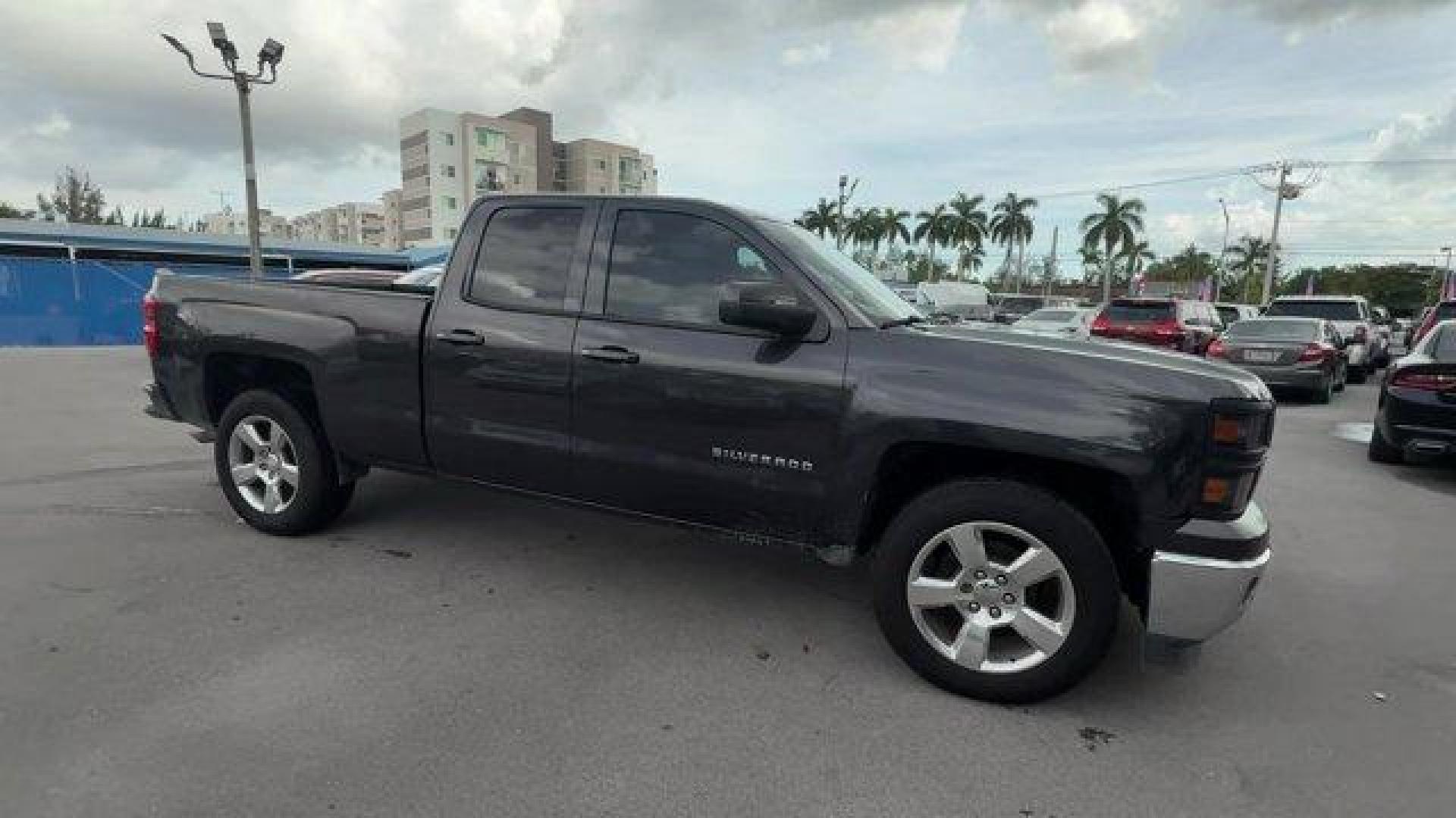 2014 Tungsten Metallic /Jet Black Chevrolet Silverado 1500 (1GCRCREH8EZ) with an 6 4.3L engine, Automatic transmission, located at 27610 S Dixie Hwy, Homestead, FL, 33032, (305) 749-2348, 25.510241, -80.438301 - NACTOY 2014 North American Truck of the Year. Boasts 24 Highway MPG and 18 City MPG! This Chevrolet Silverado 1500 boasts a Gas/Ethanol V6 4.3L/262 engine powering this Automatic transmission. WHEELS, 20 X 9 (50.8 CM X 22.9 CM) POLISHED-ALUMINUM, TUNGSTEN METALLIC, TRANSMISSION, 6-SPEED AUTOMATIC, E - Photo#5