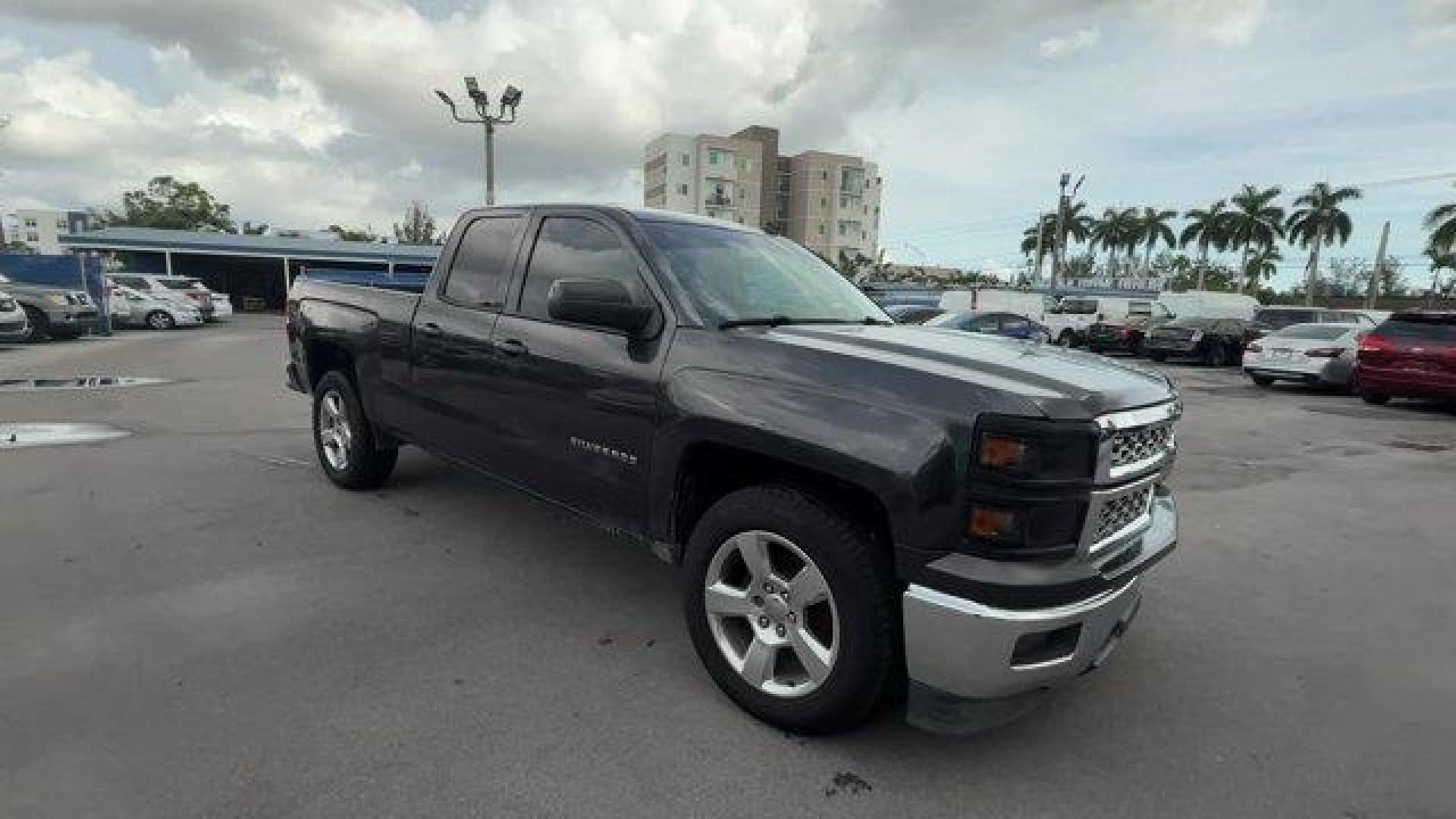 2014 Tungsten Metallic /Jet Black Chevrolet Silverado 1500 (1GCRCREH8EZ) with an 6 4.3L engine, Automatic transmission, located at 27610 S Dixie Hwy, Homestead, FL, 33032, (305) 749-2348, 25.510241, -80.438301 - NACTOY 2014 North American Truck of the Year. Boasts 24 Highway MPG and 18 City MPG! This Chevrolet Silverado 1500 boasts a Gas/Ethanol V6 4.3L/262 engine powering this Automatic transmission. WHEELS, 20 X 9 (50.8 CM X 22.9 CM) POLISHED-ALUMINUM, TUNGSTEN METALLIC, TRANSMISSION, 6-SPEED AUTOMATIC, E - Photo#6