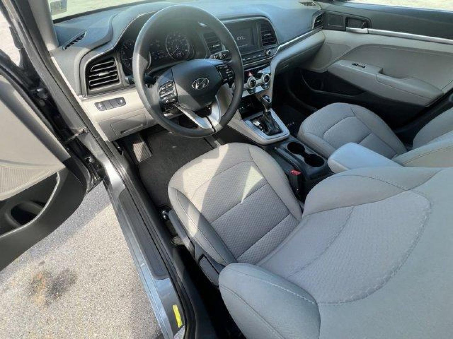 2019 Machine Gray /Gray Hyundai Elantra (5NPD74LF1KH) with an 4 2.0 L engine, Automatic transmission, located at 27610 S Dixie Hwy, Homestead, FL, 33032, (305) 749-2348, 25.510241, -80.438301 - Boasts 38 Highway MPG and 29 City MPG! This Hyundai Elantra boasts a Regular Unleaded I-4 2.0 L/122 engine powering this Automatic transmission. OPTION GROUP 01, MACHINE GRAY, GRAY, PREMIUM CLOTH SEAT TRIM.* This Hyundai Elantra Features the Following Options *CARPETED FLOOR MATS, Window Grid Antenn - Photo#11