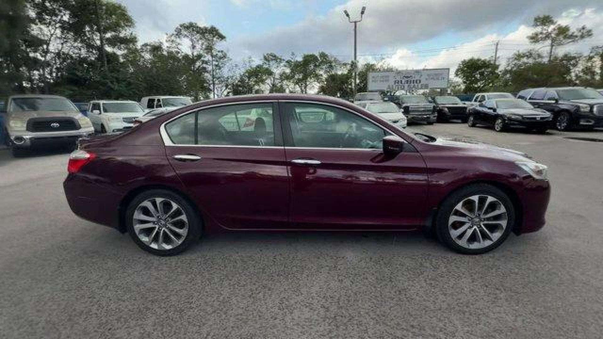 2013 Burgundy Honda Accord Sdn (1HGCR2F58DA) with an 4 2.4L engine, Variable transmission, located at 27610 S Dixie Hwy, Homestead, FL, 33032, (305) 749-2348, 25.510241, -80.438301 - IIHS Top Safety Pick. Scores 35 Highway MPG and 26 City MPG! This Honda Accord Sdn boasts a Gas I4 2.4L/144 engine powering this Variable transmission. Vehicle Stability Assist (VSA) w/traction control, Variable intermittent flush windshield wipers, Tire pressure monitoring system.*This Honda Accord - Photo#5