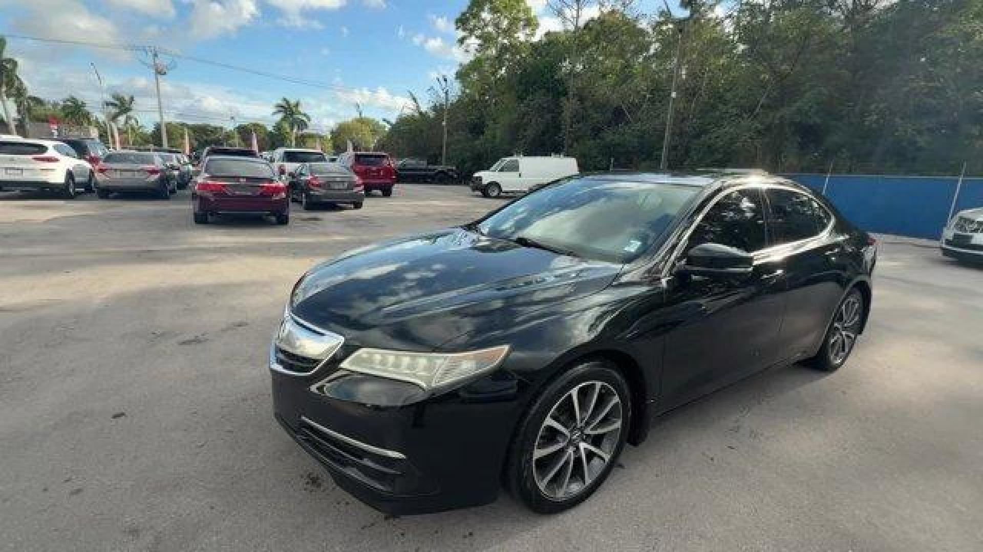 2016 Black Acura TLX (19UUB2F38GA) with an 6 3.5 L engine, Automatic transmission, located at 27610 S Dixie Hwy, Homestead, FL, 33032, (305) 749-2348, 25.510241, -80.438301 - KBB.com 10 Best Luxury Cars Under $35,000. Delivers 34 Highway MPG and 21 City MPG! This Acura TLX boasts a Premium Unleaded V-6 3.5 L/212 engine powering this Automatic transmission. Window Grid Antenna, Wheels: 18 x 7.5 Aluminum-Alloy, Vehicle Stability Assist Electronic Stability Control (ESC).* - Photo#0