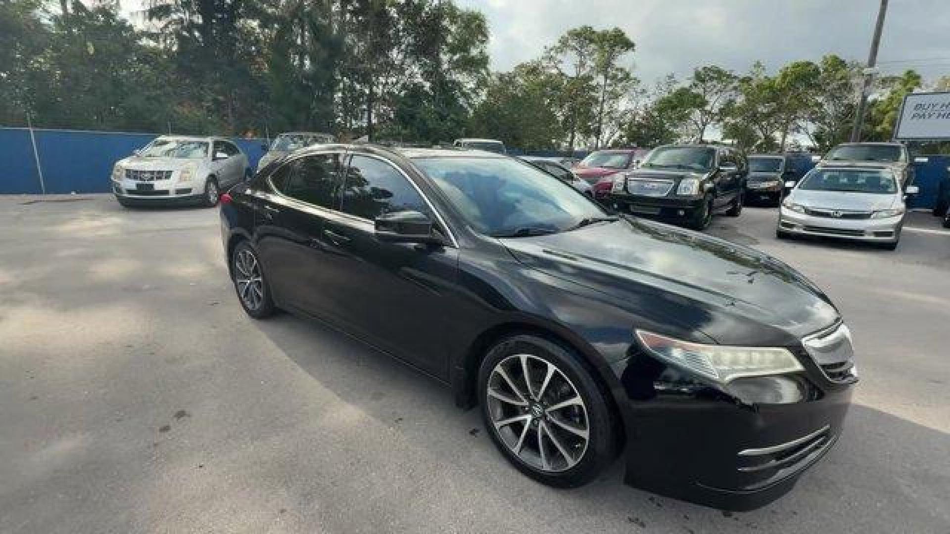 2016 Black Acura TLX (19UUB2F38GA) with an 6 3.5 L engine, Automatic transmission, located at 27610 S Dixie Hwy, Homestead, FL, 33032, (305) 749-2348, 25.510241, -80.438301 - KBB.com 10 Best Luxury Cars Under $35,000. Delivers 34 Highway MPG and 21 City MPG! This Acura TLX boasts a Premium Unleaded V-6 3.5 L/212 engine powering this Automatic transmission. Window Grid Antenna, Wheels: 18 x 7.5 Aluminum-Alloy, Vehicle Stability Assist Electronic Stability Control (ESC).* - Photo#6