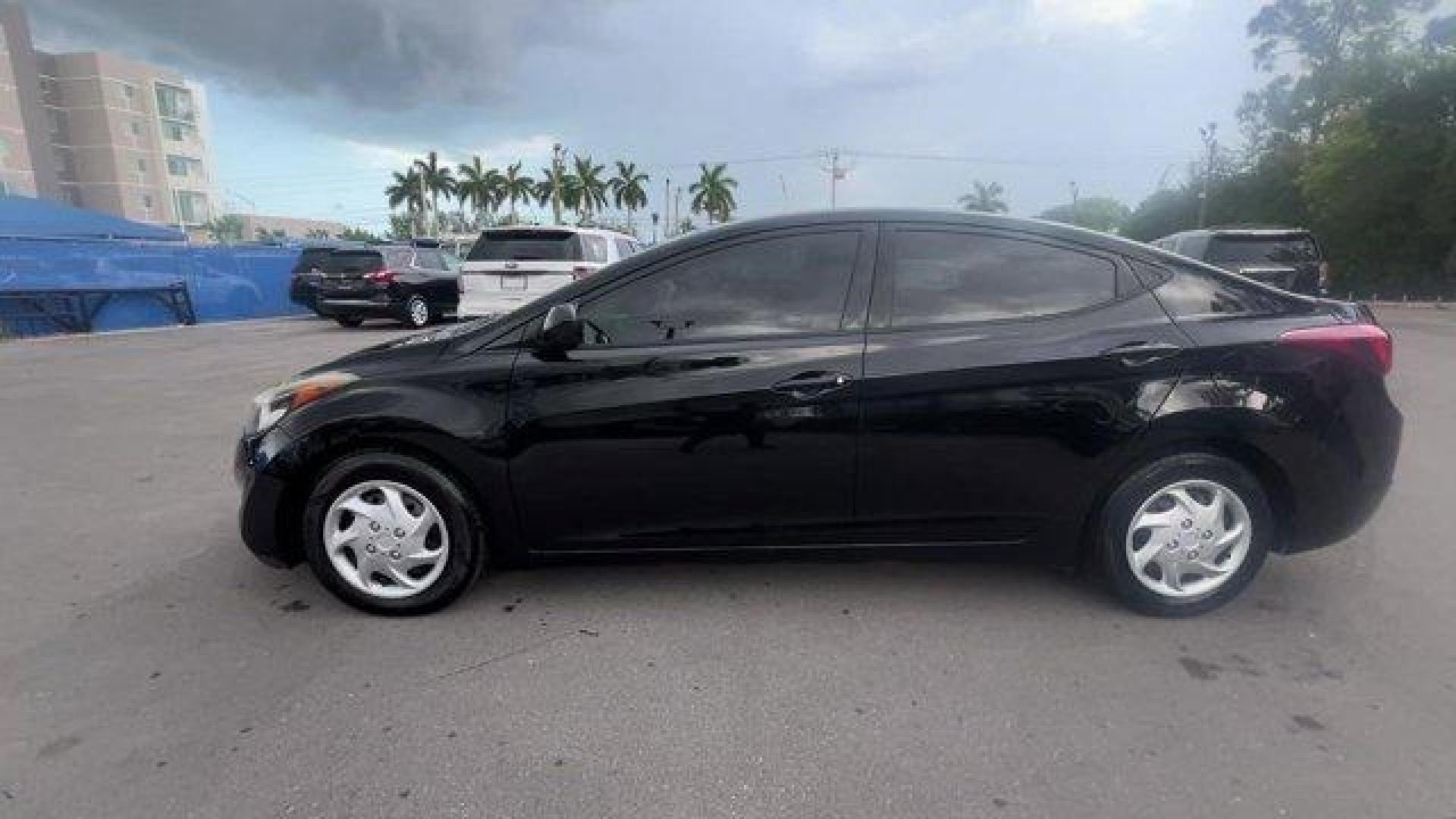 2016 Phantom Black /Gray Hyundai Elantra (5NPDH4AE4GH) with an 4 1.8 L engine, Automatic transmission, located at 27610 S Dixie Hwy, Homestead, FL, 33032, (305) 749-2348, 25.510241, -80.438301 - KBB.com Best Buy Awards Finalist. Only 93,329 Miles! Delivers 38 Highway MPG and 28 City MPG! This Hyundai Elantra boasts a Regular Unleaded I-4 1.8 L/110 engine powering this Automatic transmission. REAR BUMPER APPLIQUE, PHANTOM BLACK, GRAY, PREMIUM CLOTH SEAT TRIM.*This Hyundai Elantra Comes Equip - Photo#1