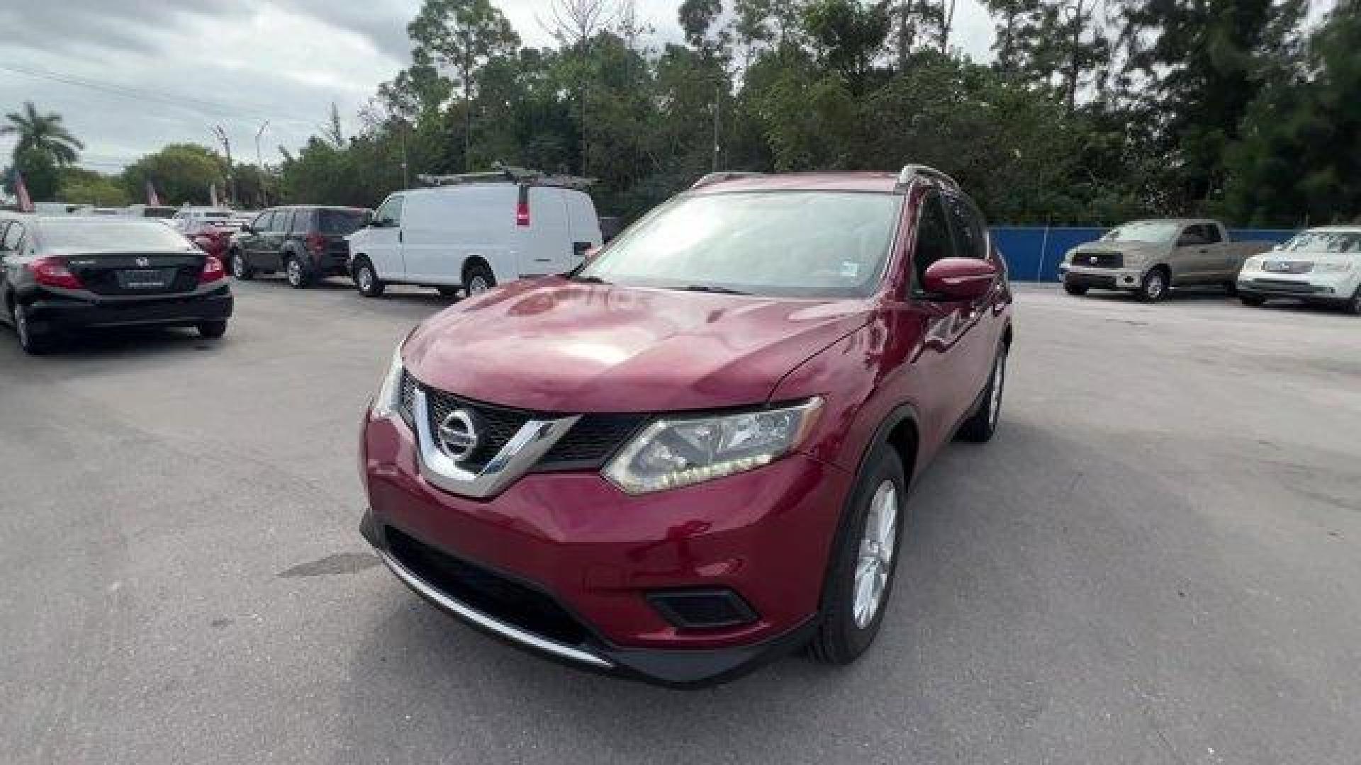 2015 Cayenne Red /Almond Nissan Rogue (KNMAT2MTXFP) with an 4 2.5 L engine, Variable transmission, located at 27610 S Dixie Hwy, Homestead, FL, 33032, (305) 749-2348, 25.510241, -80.438301 - IIHS Top Safety Pick. Only 73,238 Miles! Boasts 33 Highway MPG and 26 City MPG! This Nissan Rogue boasts a Regular Unleaded I-4 2.5 L/152 engine powering this Variable transmission. CAYENNE RED, ALMOND, CLOTH SEAT TRIM, [Z66] ACTIVATION DISCLAIMER.*This Nissan Rogue Comes Equipped with These Options - Photo#0