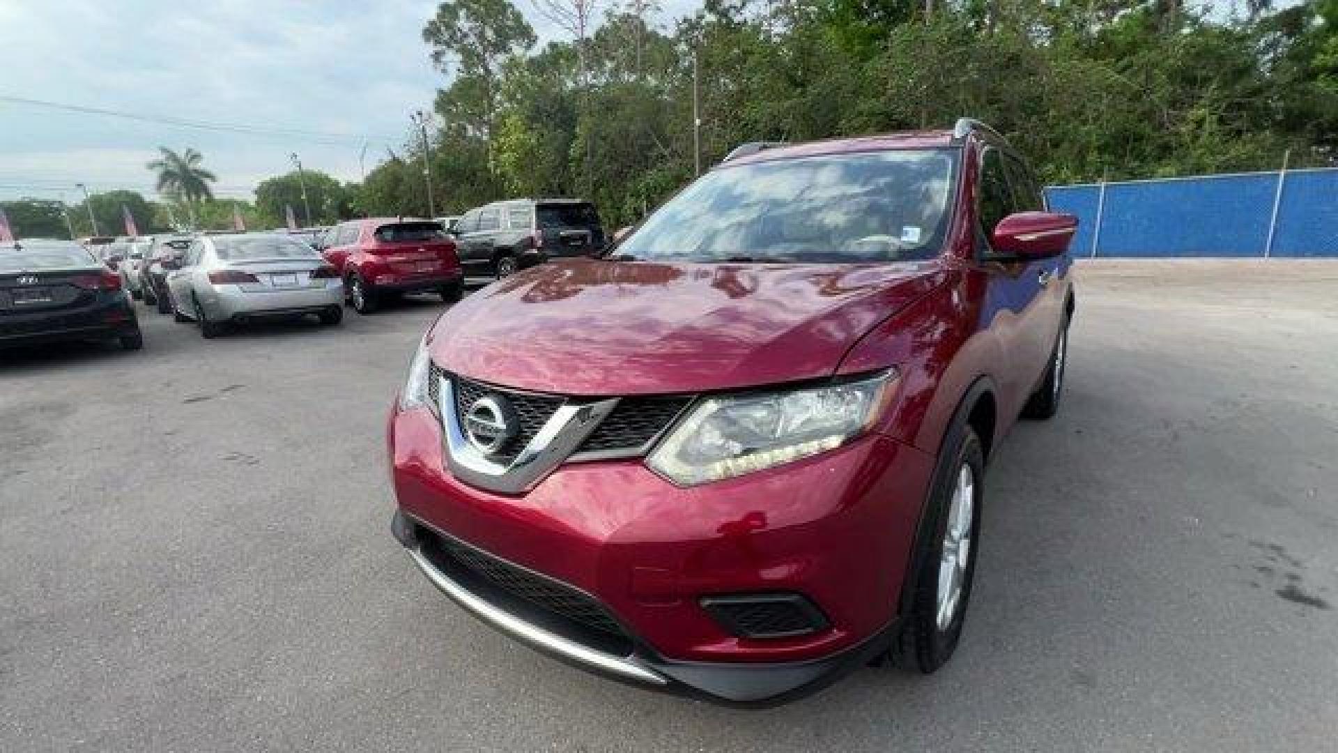 2015 Cayenne Red /Almond Nissan Rogue (KNMAT2MTXFP) with an 4 2.5 L engine, Variable transmission, located at 27610 S Dixie Hwy, Homestead, FL, 33032, (305) 749-2348, 25.510241, -80.438301 - IIHS Top Safety Pick. Only 73,238 Miles! Boasts 33 Highway MPG and 26 City MPG! This Nissan Rogue boasts a Regular Unleaded I-4 2.5 L/152 engine powering this Variable transmission. CAYENNE RED, ALMOND, CLOTH SEAT TRIM, [Z66] ACTIVATION DISCLAIMER.*This Nissan Rogue Comes Equipped with These Options - Photo#0