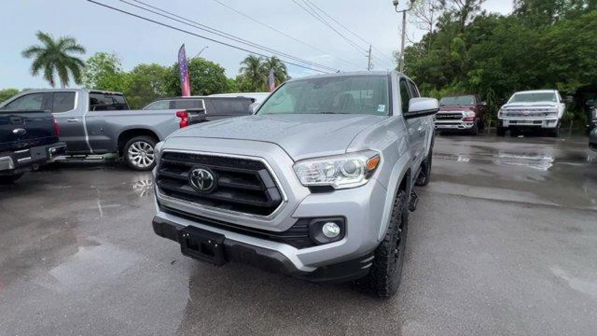 2021 Silver Toyota Tacoma 2WD (3TMAZ5CN3MM) with an 6 3.5 L engine, Automatic transmission, located at 27610 S Dixie Hwy, Homestead, FL, 33032, (305) 749-2348, 25.510241, -80.438301 - Boasts 24 Highway MPG and 19 City MPG! This Toyota Tacoma 2WD boasts a Regular Unleaded V-6 3.5 L/211 engine powering this Automatic transmission. Wi-Fi Connect with up to 2GB within Mobile Hotspot Internet Access, Variable Intermittent Wipers, Vanity w/Driver And Passenger Auxiliary Mirror.*This To - Photo#0