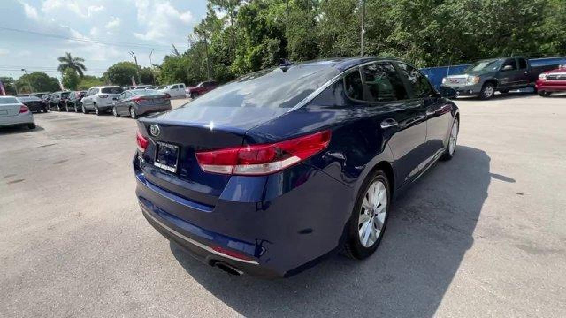 2017 Horizon Blue /Black Kia Optima (5XXGT4L39HG) with an 4 2.4 L engine, Automatic transmission, located at 27610 S Dixie Hwy, Homestead, FL, 33032, (305) 749-2348, 25.510241, -80.438301 - IIHS Top Safety Pick. Scores 36 Highway MPG and 25 City MPG! This Kia Optima boasts a Regular Unleaded I-4 2.4 L/144 engine powering this Automatic transmission. WHEELS: 17 ALLOY -inc: Tires: 17 (Fleet), HORIZON BLUE, CARPETED FLOOR MATS.* This Kia Optima Features the Following Options *BLACK, CLOTH - Photo#4