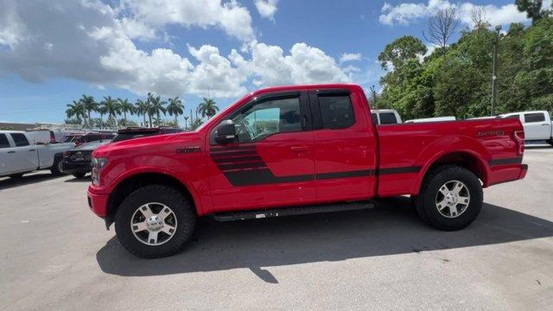 2018 Red Ford F-150 (1FTFX1E59JF) with an 8 5.0 L engine, Automatic transmission, located at 27610 S Dixie Hwy, Homestead, FL, 33032, (305) 749-2348, 25.510241, -80.438301 - KBB.com Brand Image Awards. This Ford F-150 boasts a Regular Unleaded V8 5.0 L engine powering this Automatic transmission. ENGINE: 5.0L V8 -inc: auto start-stop technology and flex-fuel capability, 3.31 Axle Ratio, GVWR: 7,050 lbs Payload Package, Variable Intermittent Wipers, Urethane Gear Shifter - Photo#0